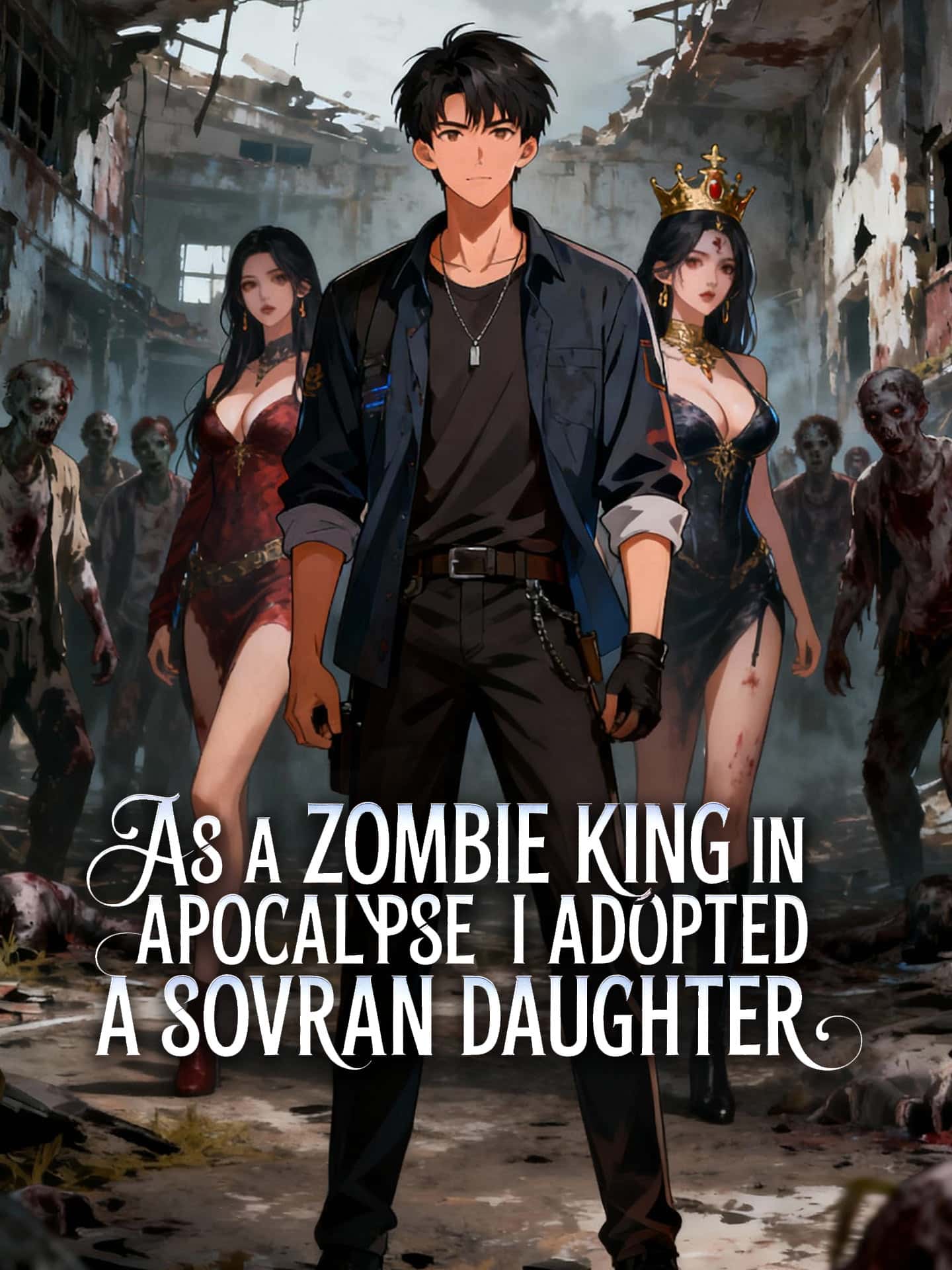 Poster of [ENG DUB] As a Zombie King in Apocalypse, I Adopted a Sovran Daughter