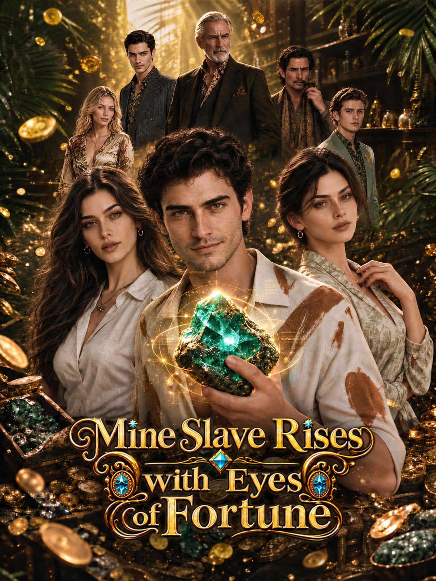 Poster of Mine Slave Rises with Eyes of Fortune