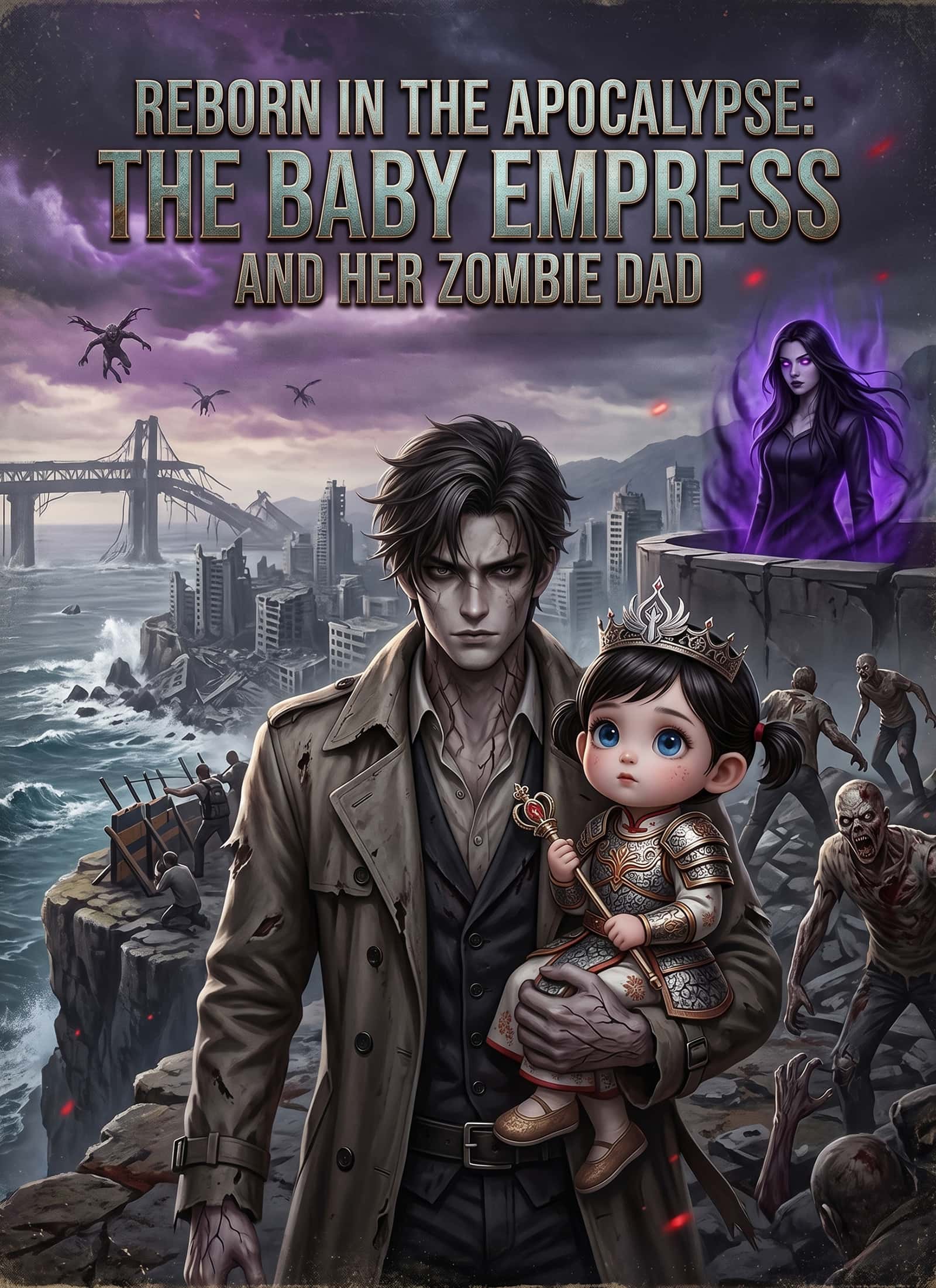 Poster of [Dubbed] Reborn in the Apocalypse: The Baby Empress and Her Zombie Dad