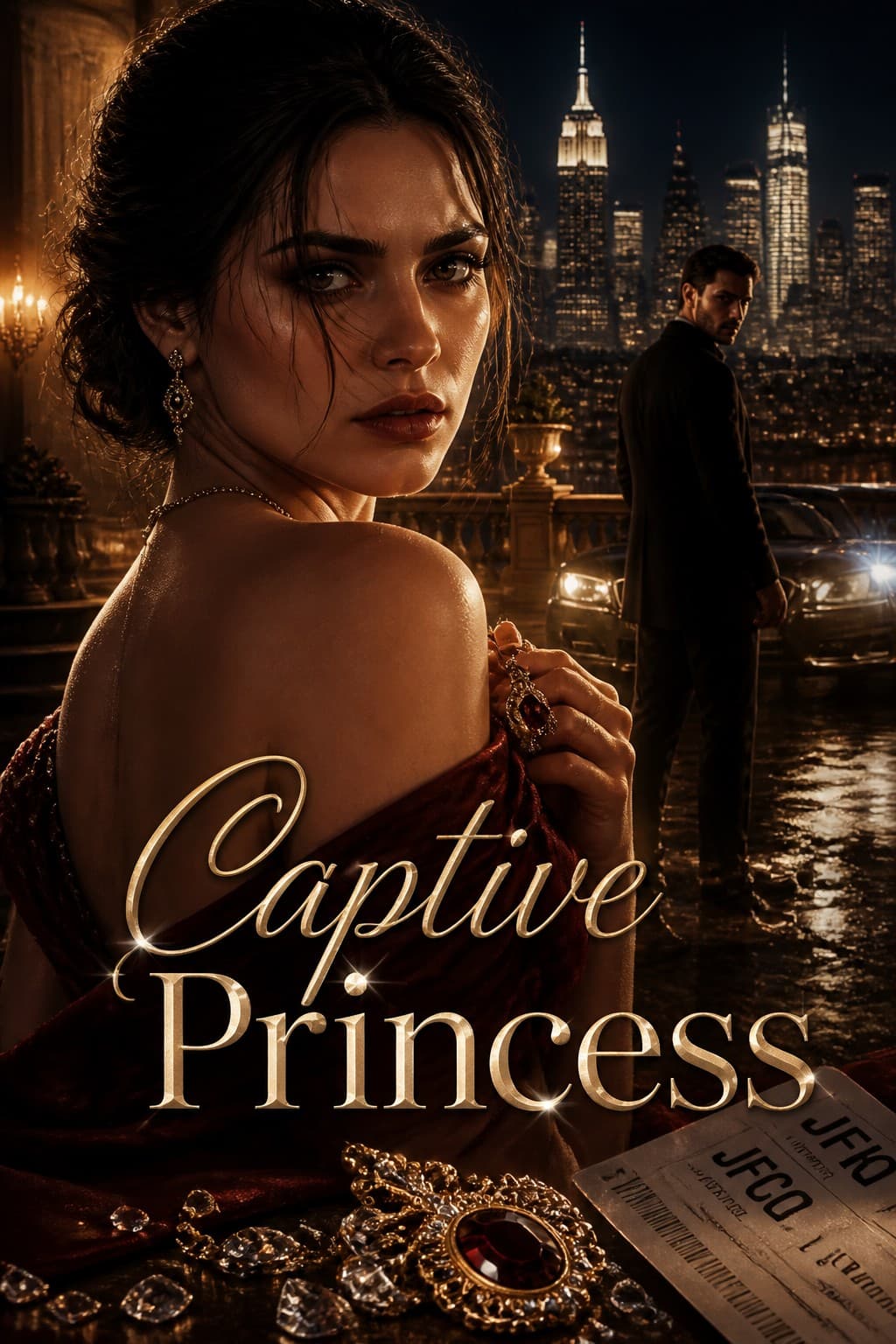 Official poster of Captive Princess, as shown on GoodShort