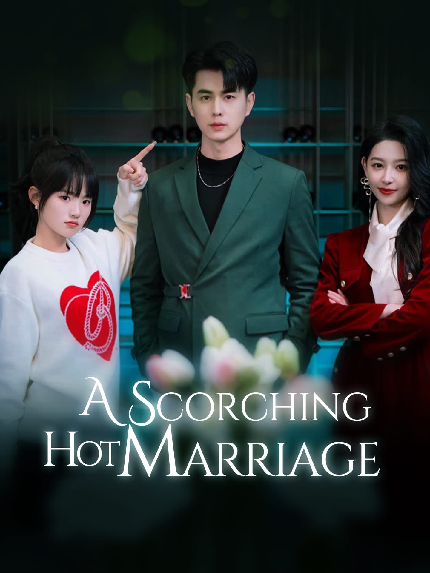 Official poster of A Scorching Hot Marriage, as shown on GoodShort