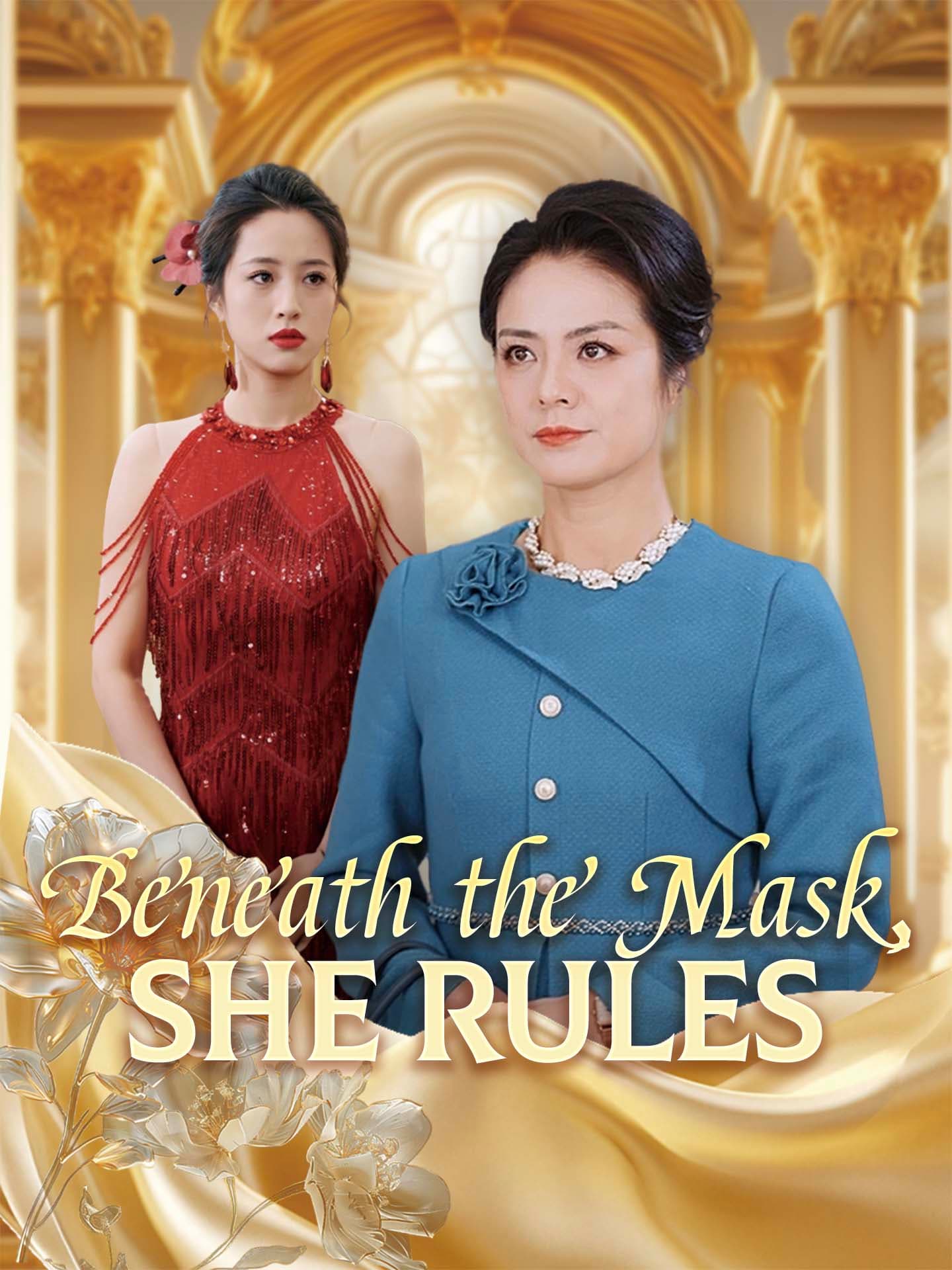 Official poster of [ENG DUB] Beneath the Mask, She Rules, as shown on GoodShort