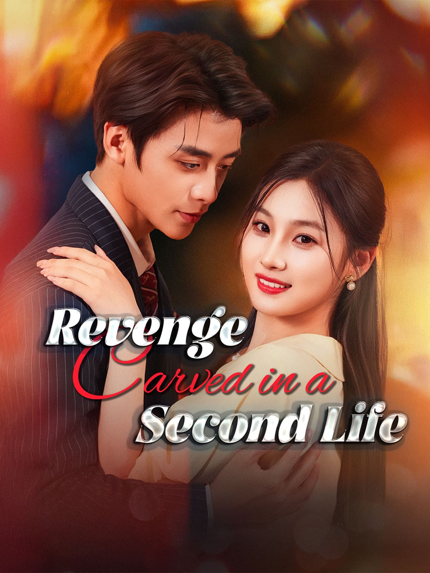 Official poster of Revenge Carved in a Second Life, as shown on GoodShort
