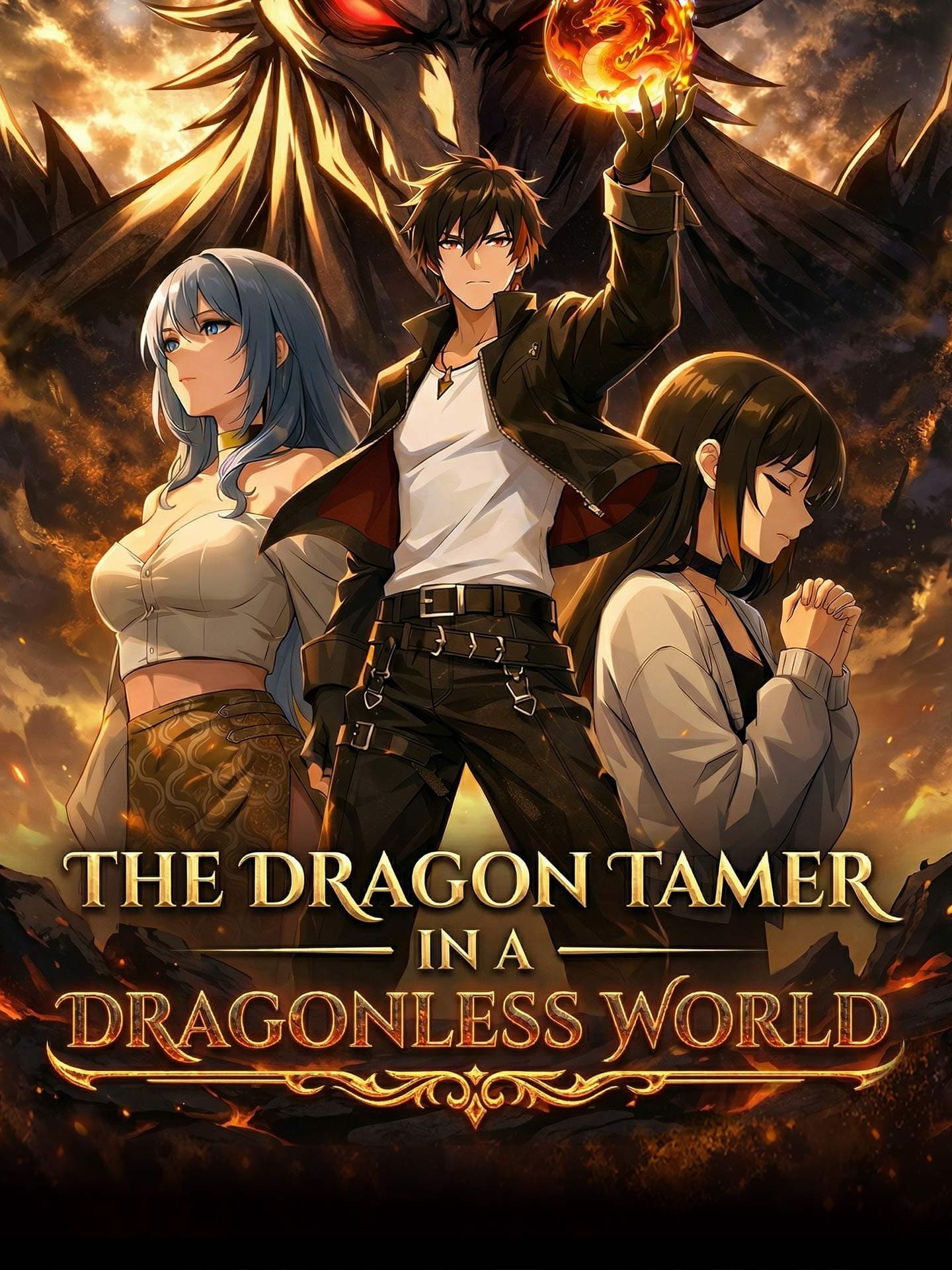 Official poster of [ENG DUB] The Dragon Tamer in a Dragonless World, as shown on GoodShort