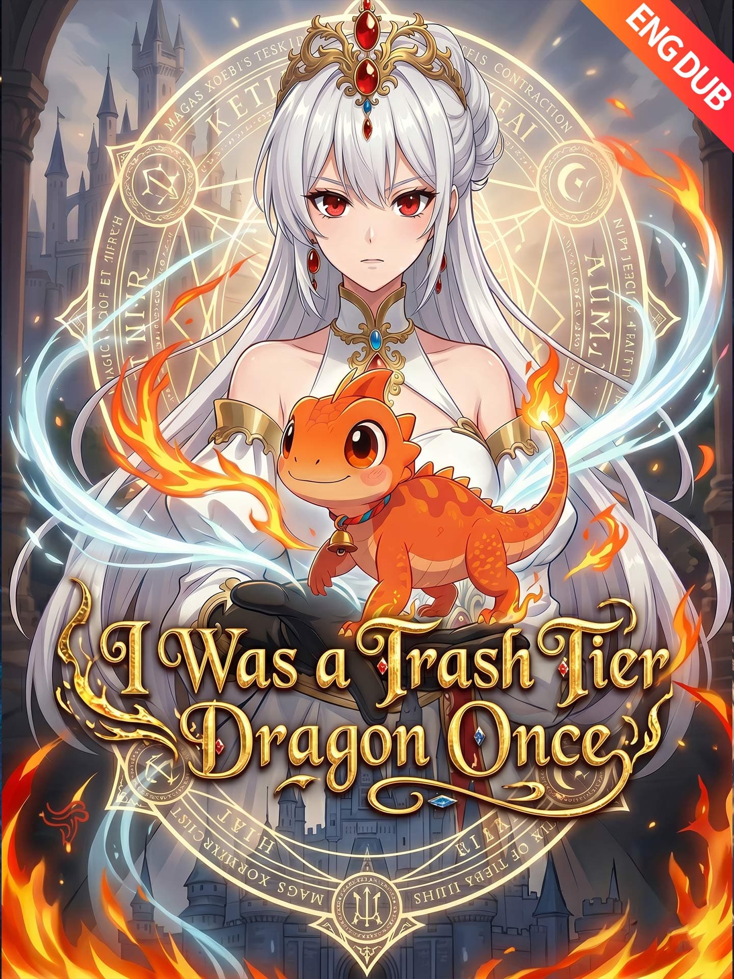 Official poster of [ENG DUB] I Was a Trash Tier Dragon Once, as shown on GoodShort