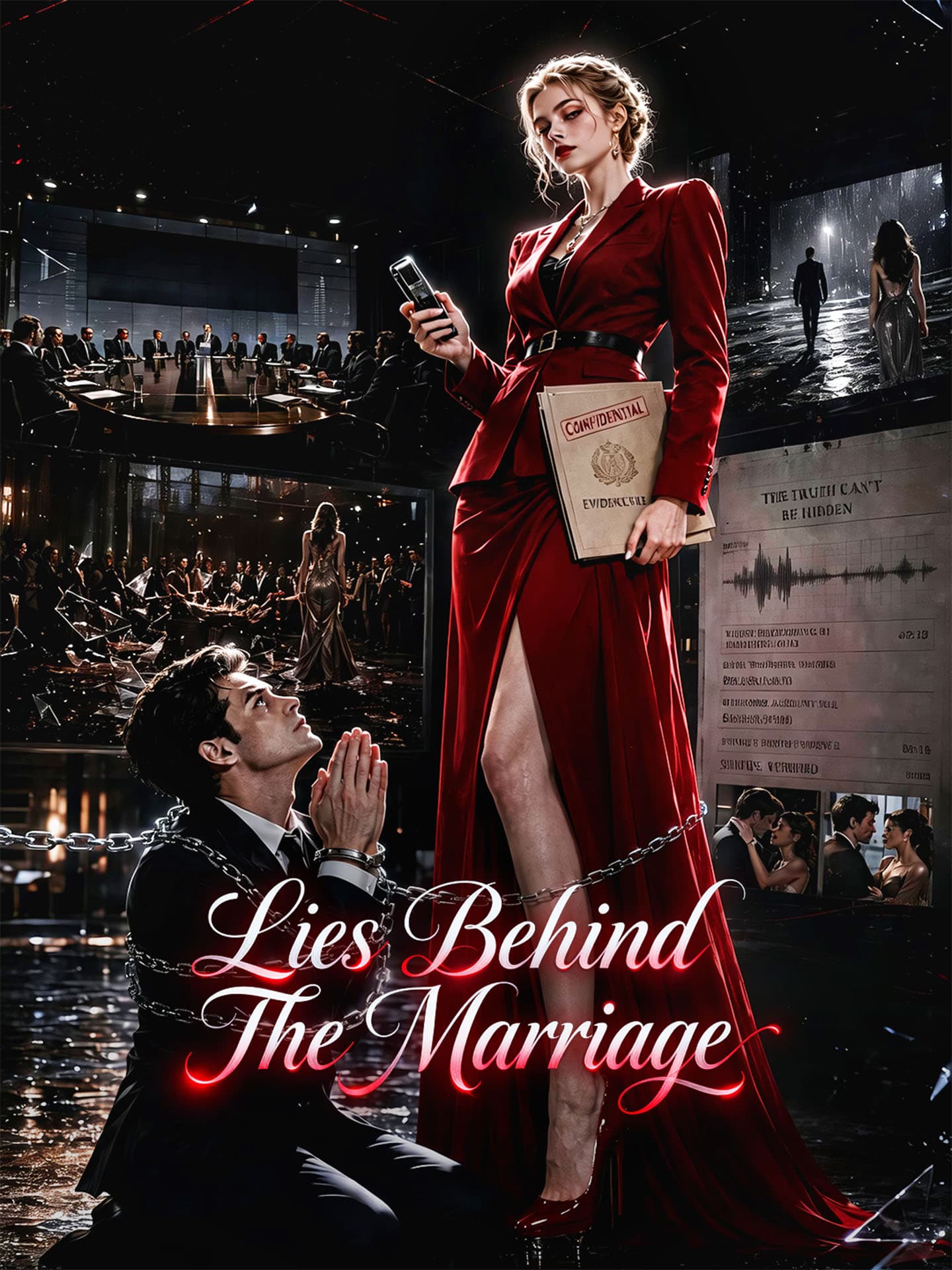 Official poster of Lies Behind the Marriage, as shown on GoodShort