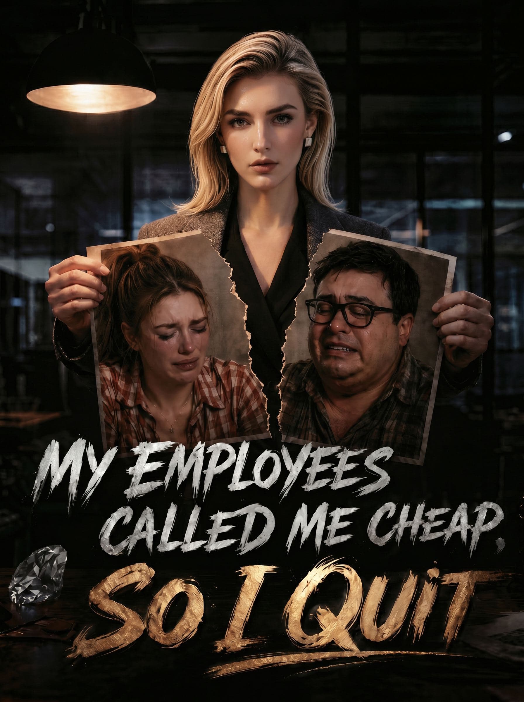 Official poster of My Employees Called Me Cheap, So I Quit, as shown on GoodShort