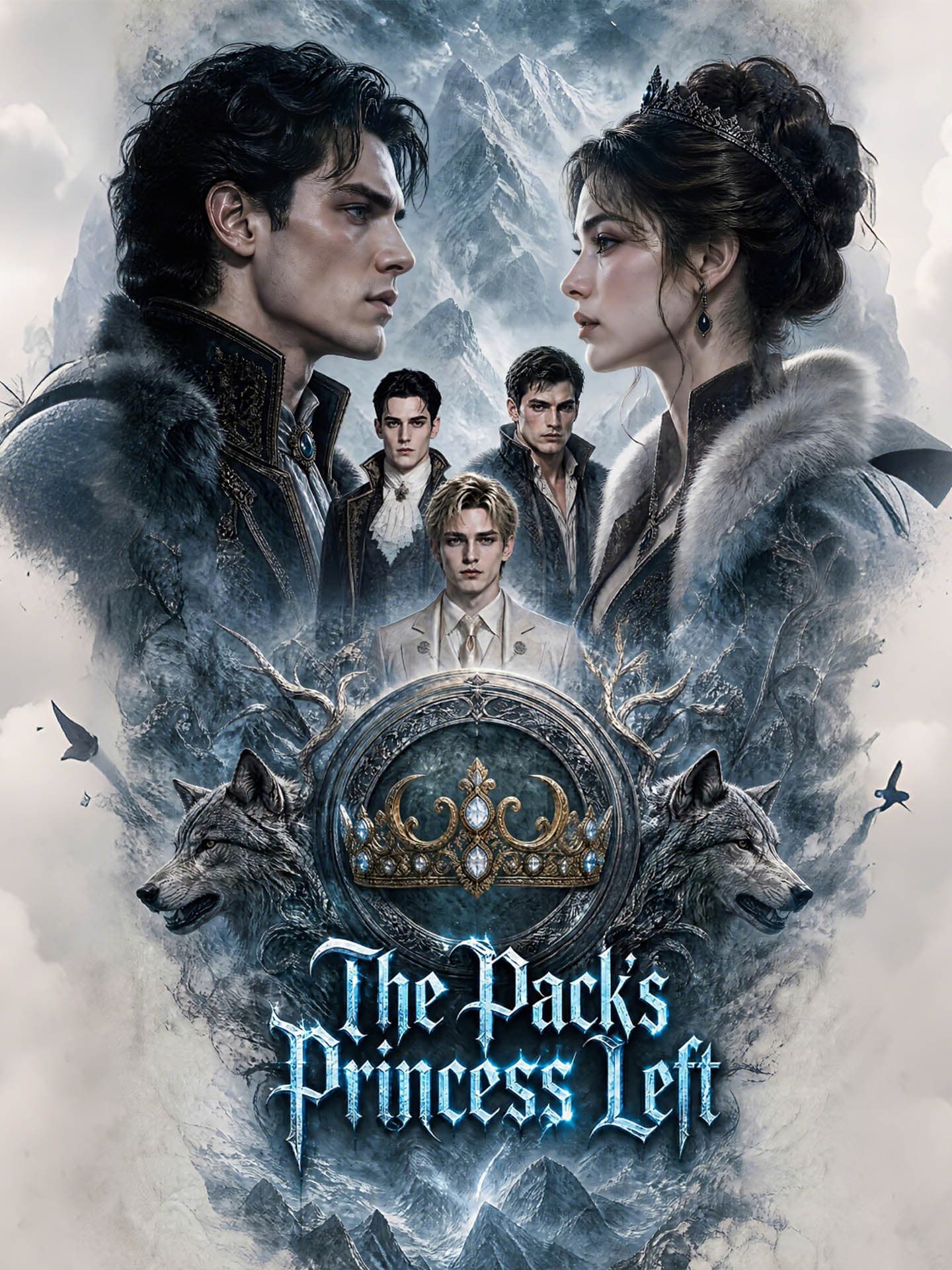 Official poster of The Pack's Princess Left, as shown on GoodShort