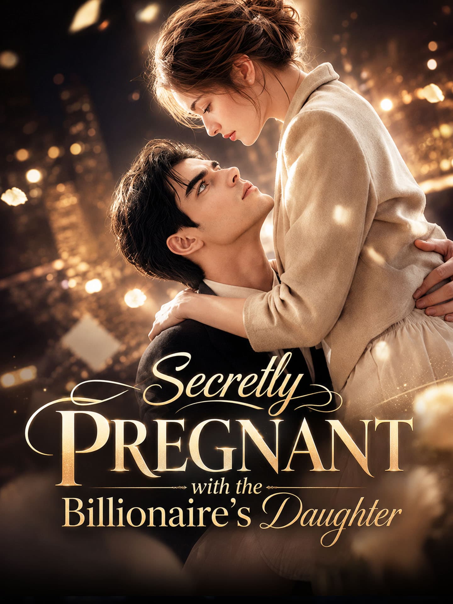 Official poster of Secretly Pregnant with the Billionaire's Daughter, as shown on GoodShort