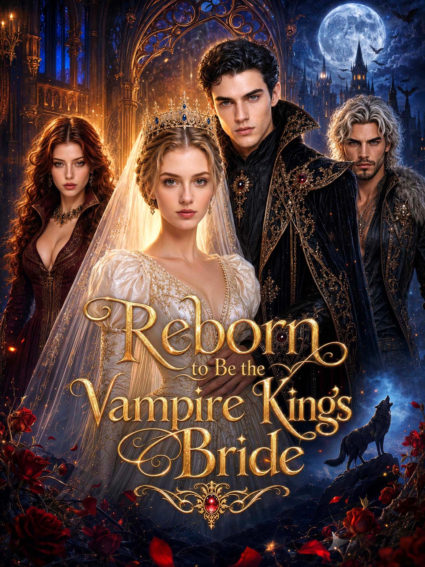 Official poster of Reborn to Be the Vampire King's Bride, as shown on GoodShort