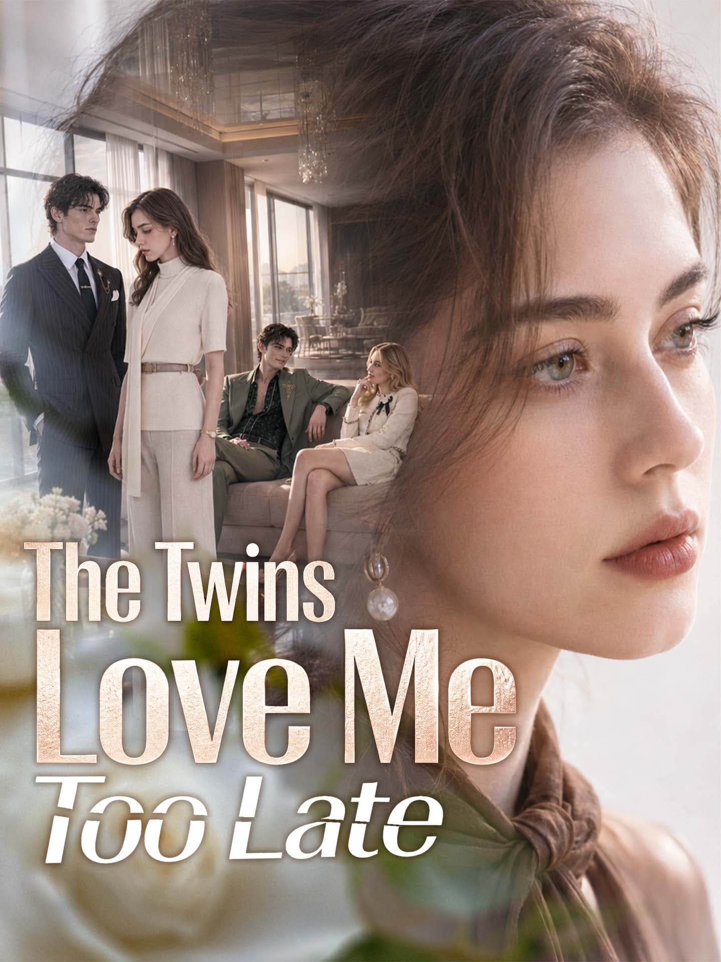 Official poster of The Twins Love Me Too Late, as shown on GoodShort