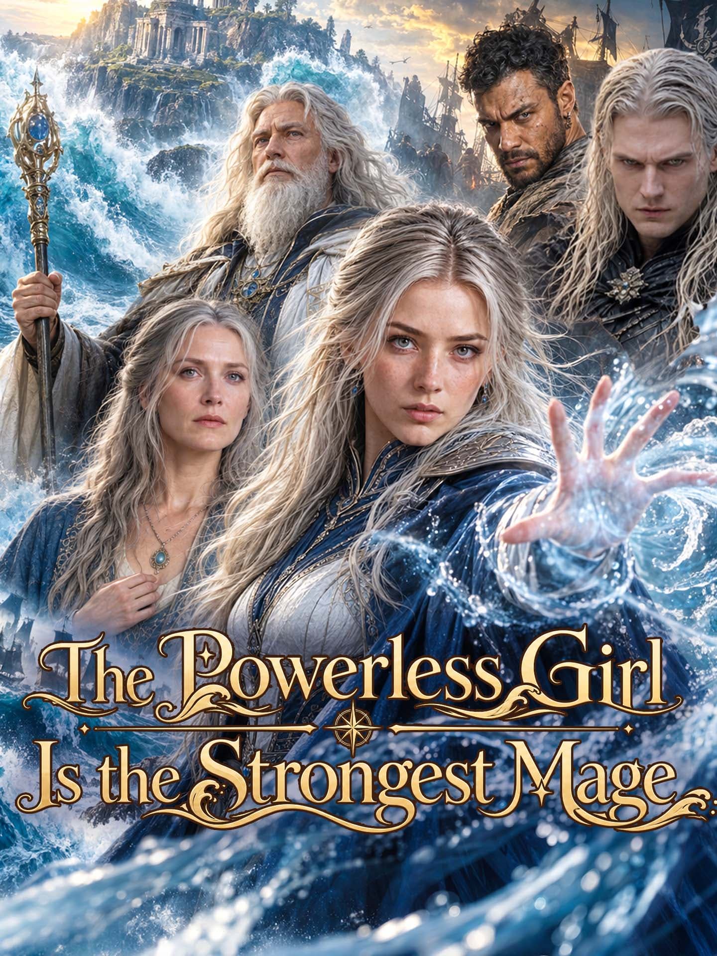 Official poster of The Powerless Girl Is the Strongest Mage, as shown on GoodShort