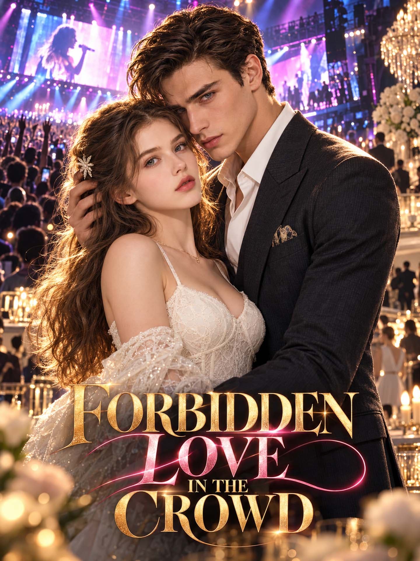 Official poster of Forbidden Love in the Crowd, as shown on GoodShort