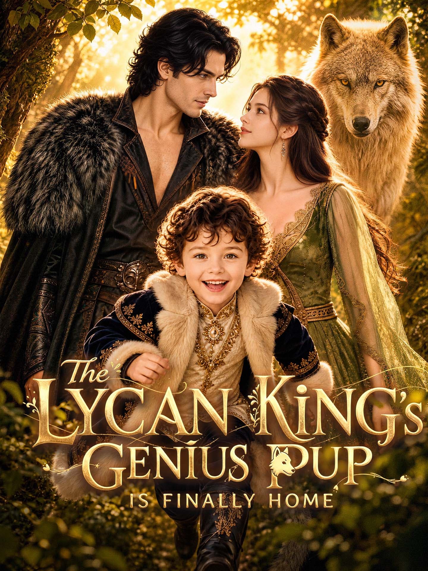 Official poster of The Lycan King's Genius Pup Is Finally Home, as shown on GoodShort
