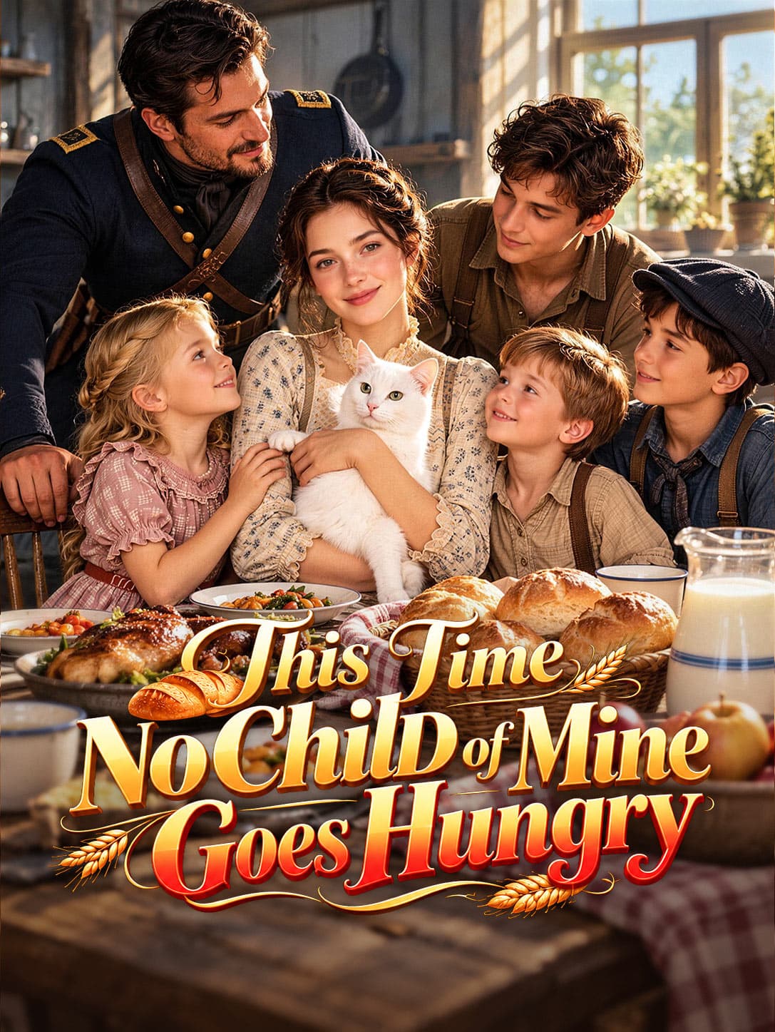 Official poster of This Time No Child of Mine Goes Hungry, as shown on GoodShort