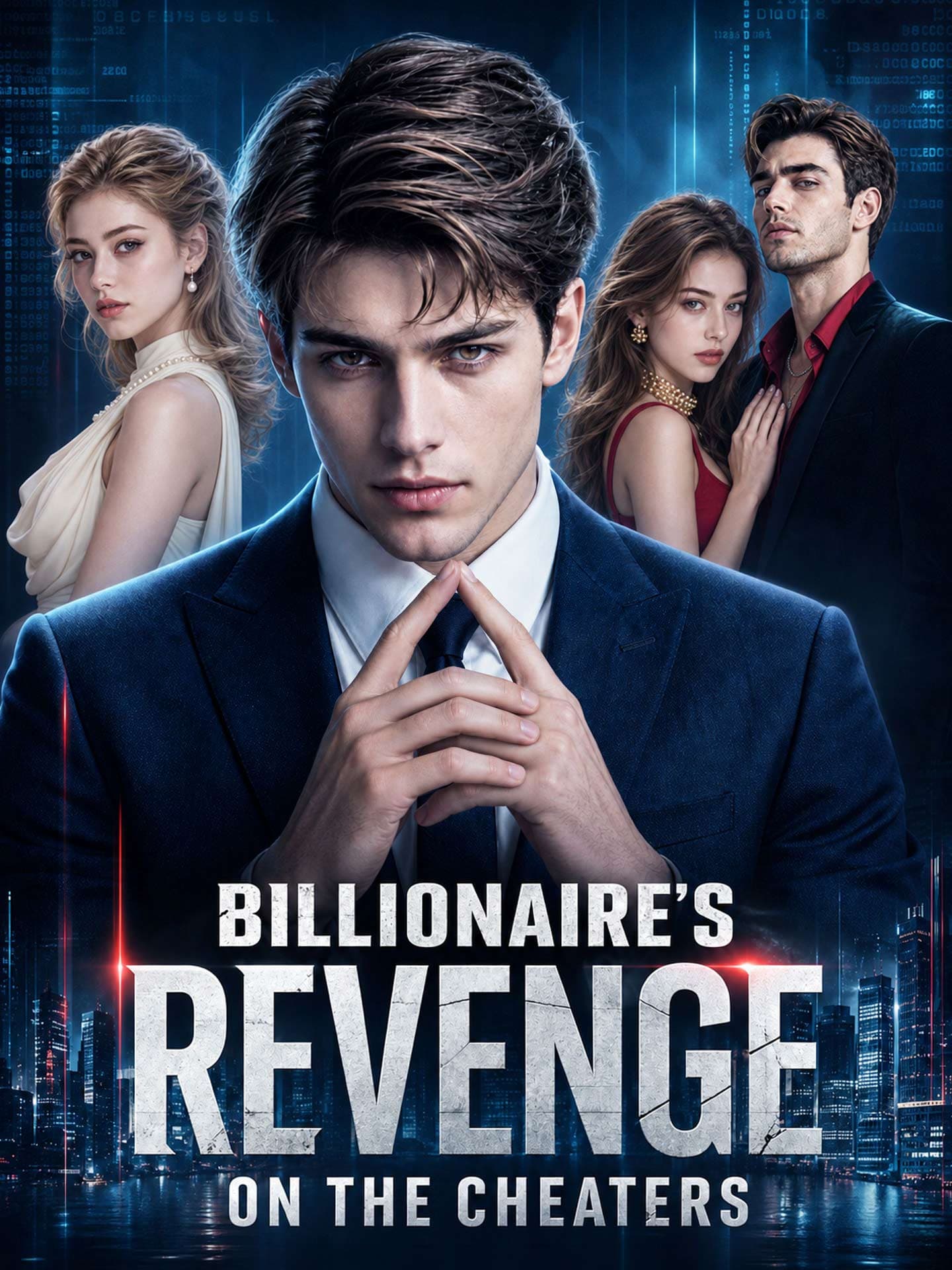 Official poster of Billionaire's Revenge on the Cheaters, as shown on GoodShort