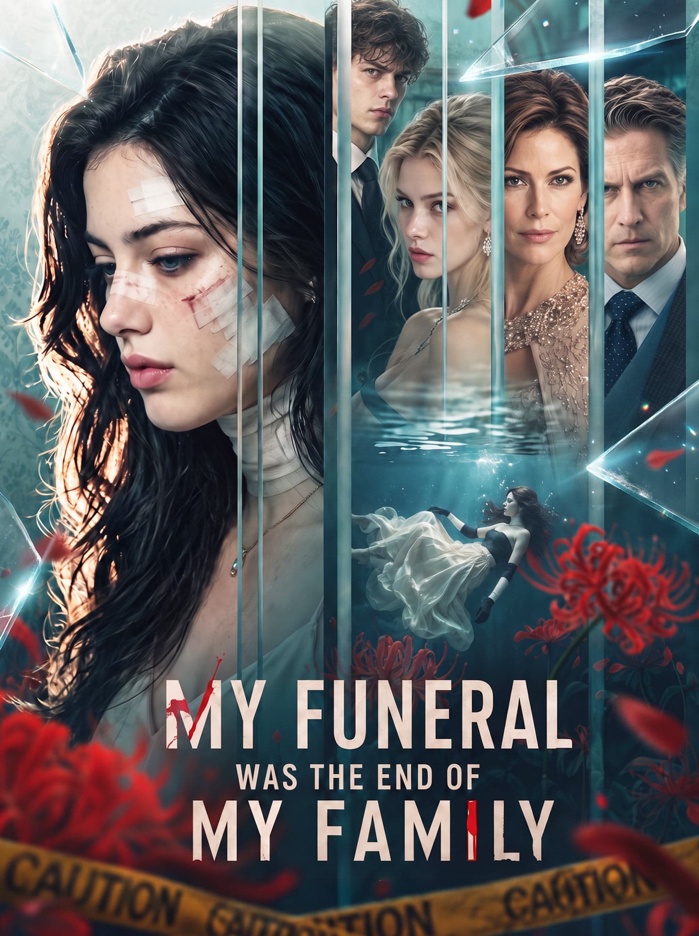 Official poster of My Funeral Was the End of My Family, as shown on GoodShort