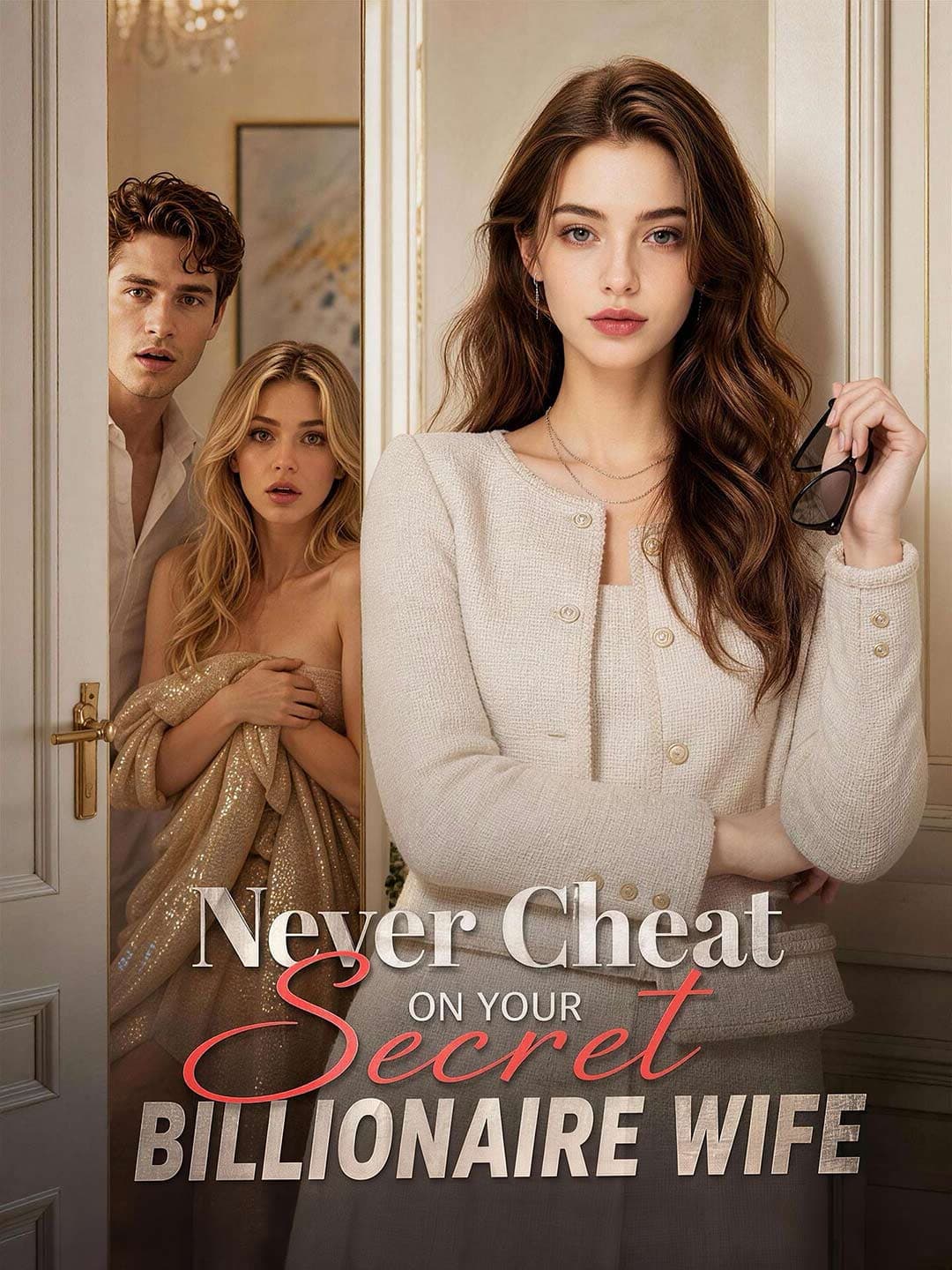 Official poster of Never Cheat on Your Secret Billionaire Wife, as shown on GoodShort