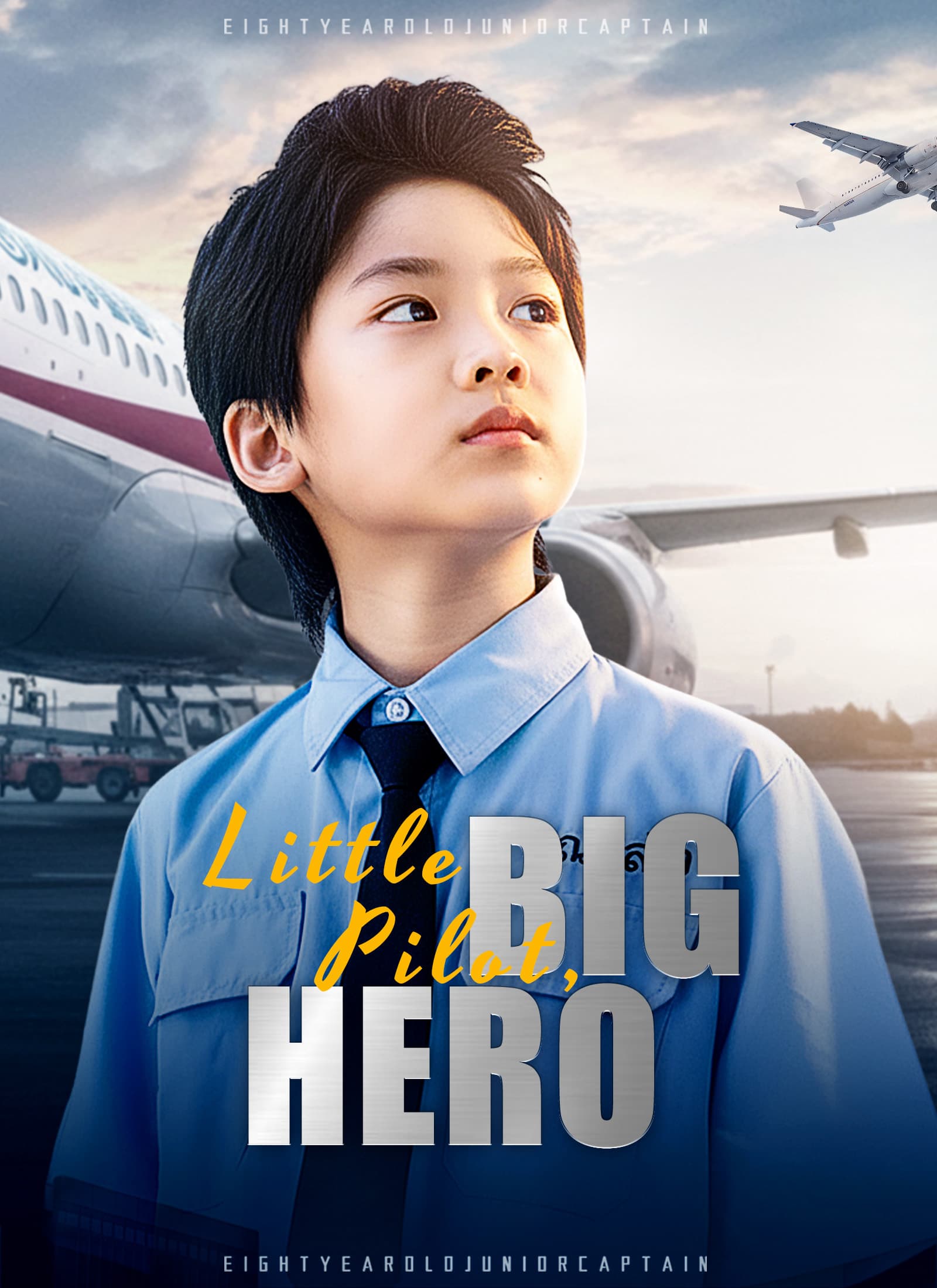 Official poster of [Dubbed] Little Pilot, Big Hero, as shown on ShortMax