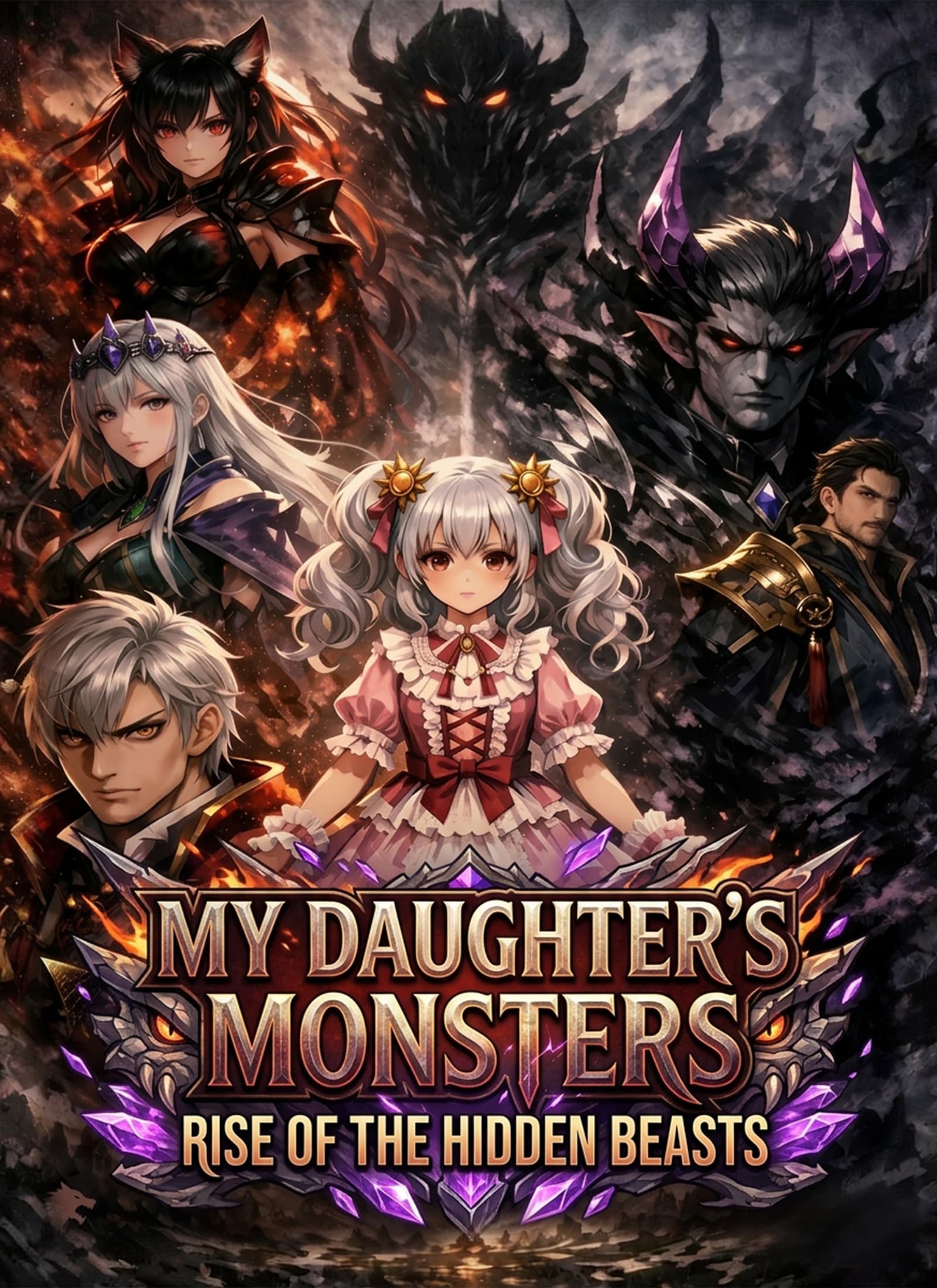 Official poster of My Daughter's Monsters: Rise of the Hidden Beasts, as shown on ShortMax