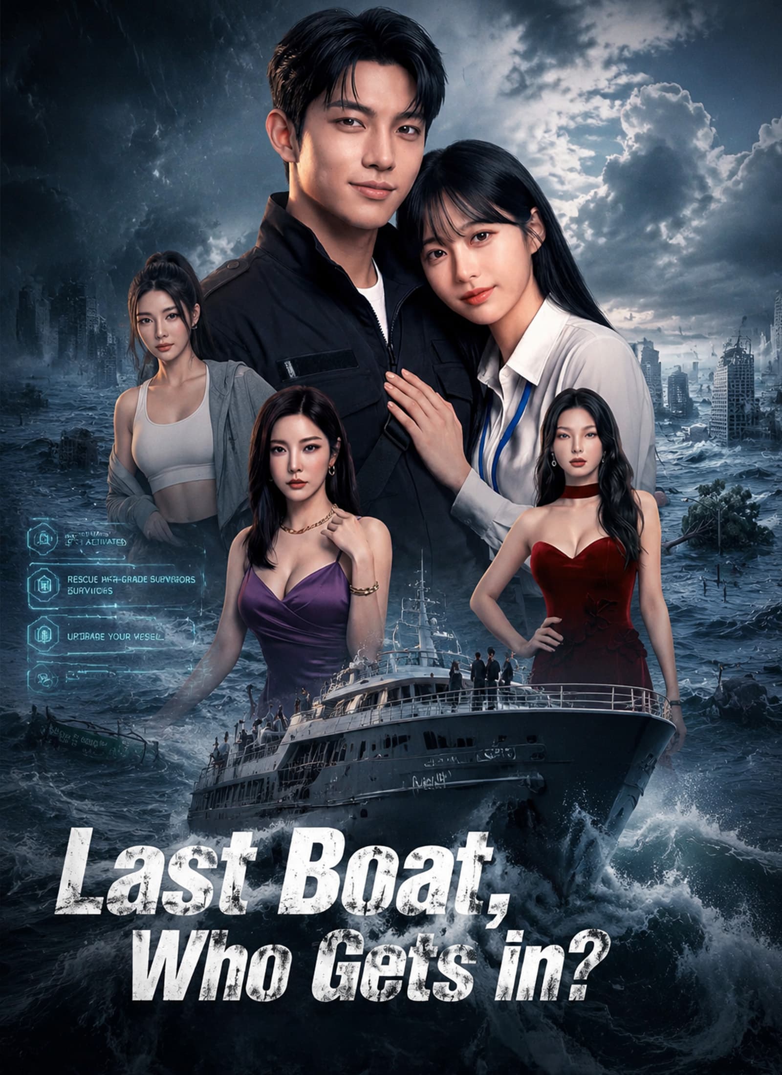 Official poster of [Dubbed]Last Boat, Who Gets in?, as shown on ShortMax