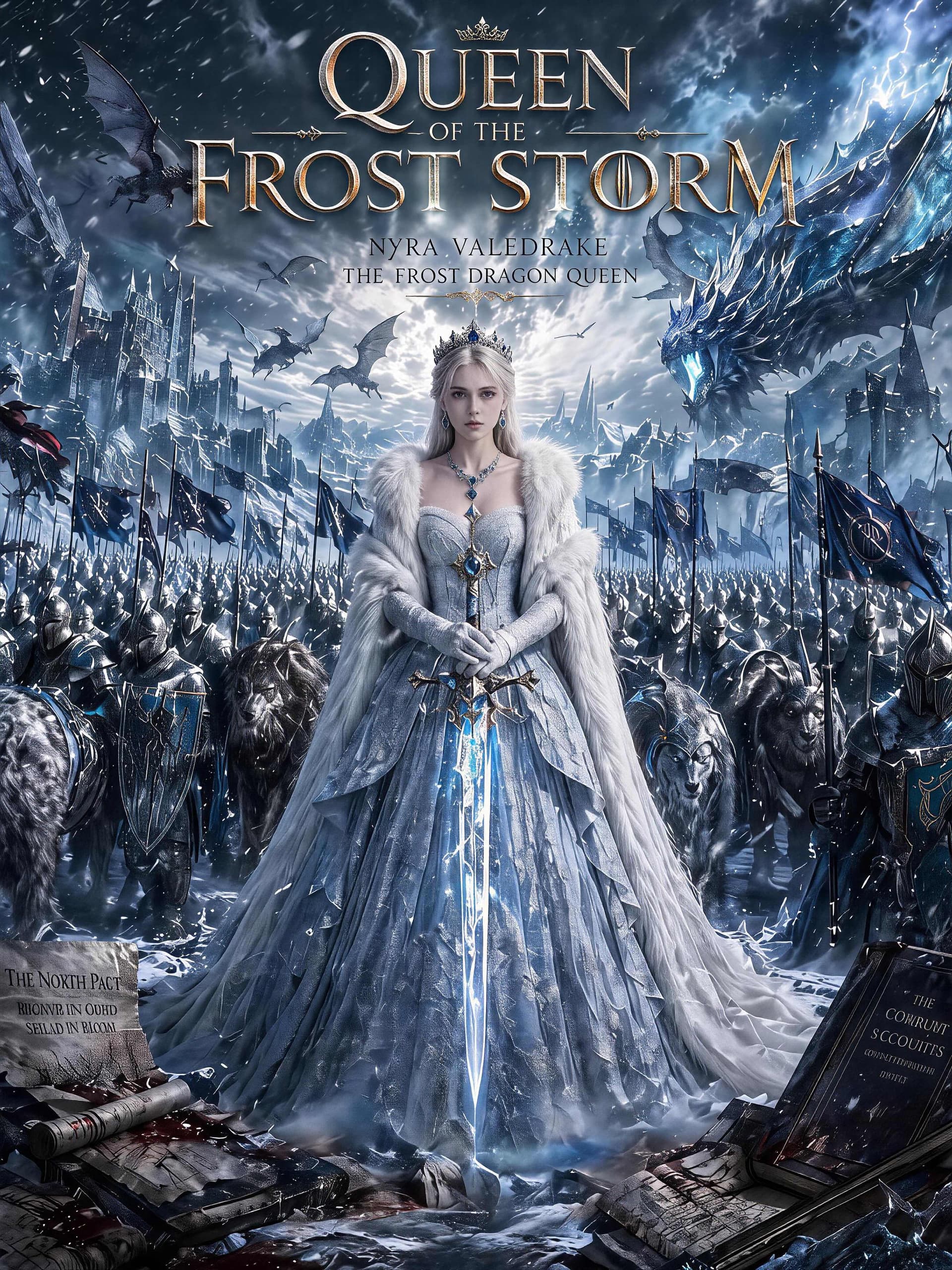 Official poster of Queen Of The Frost Storm, as shown on ShortMax