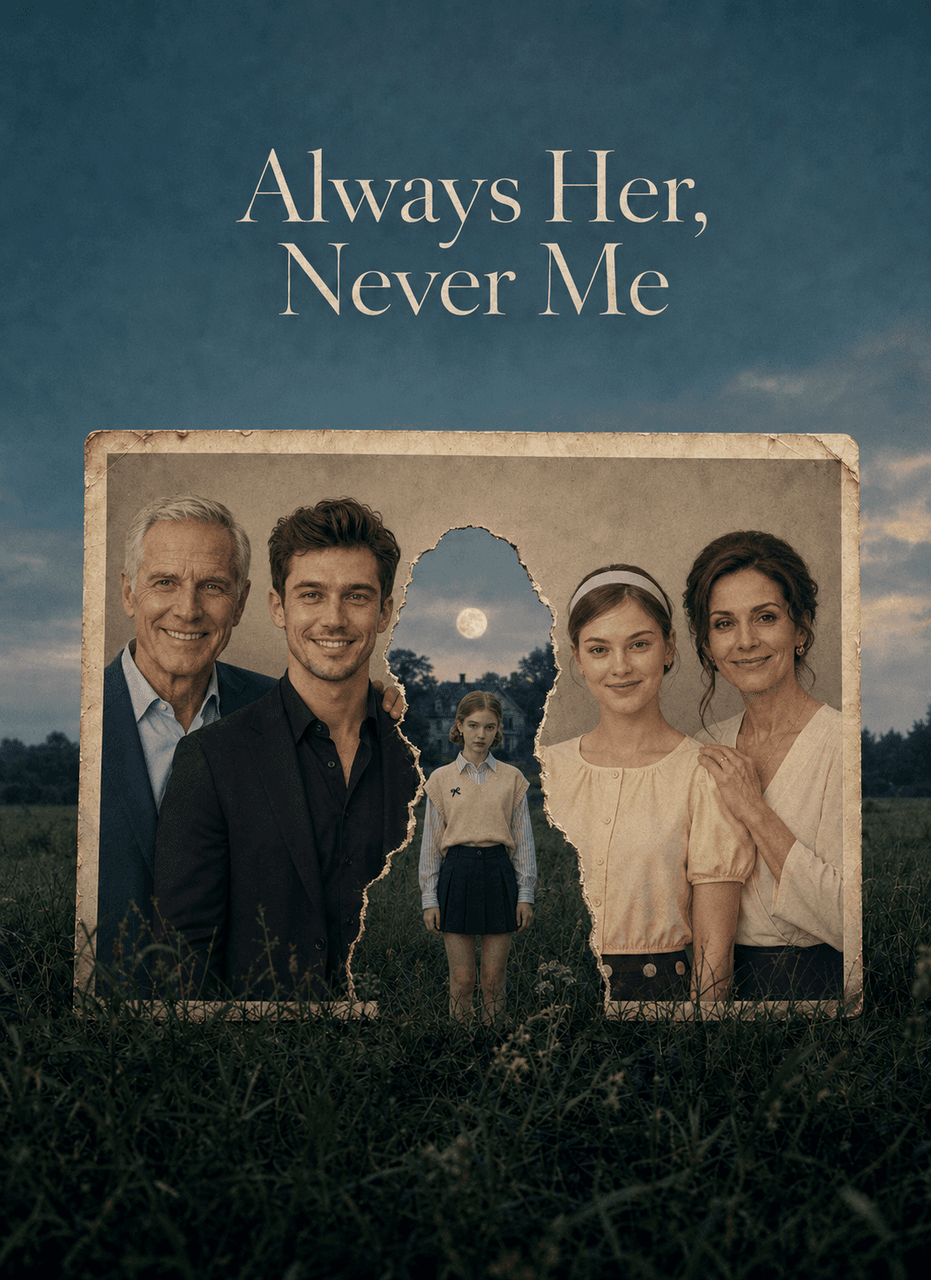 Official poster of Always Her, Never Me, as shown on ShortMax