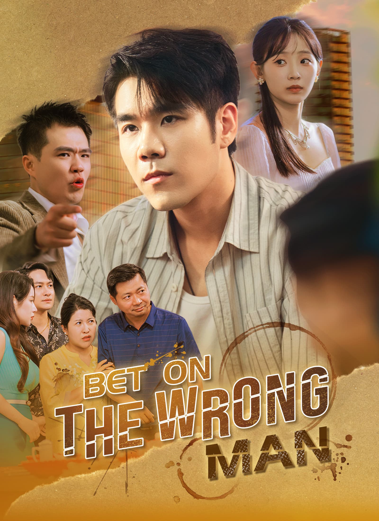 Official poster of Bet on the Wrong Man, as shown on VibeShort