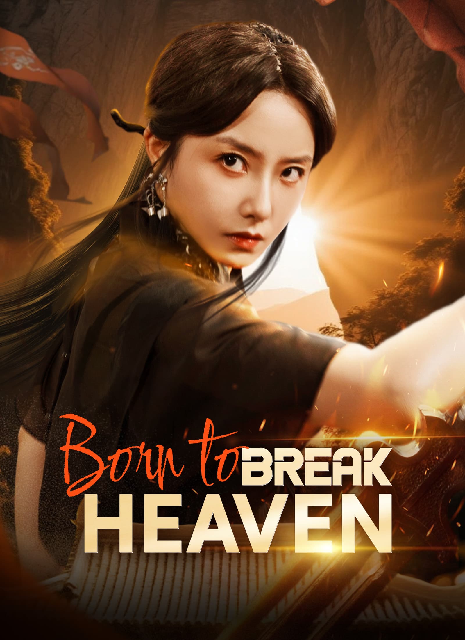 Official poster of Born to Break Heaven, as shown on VibeShort