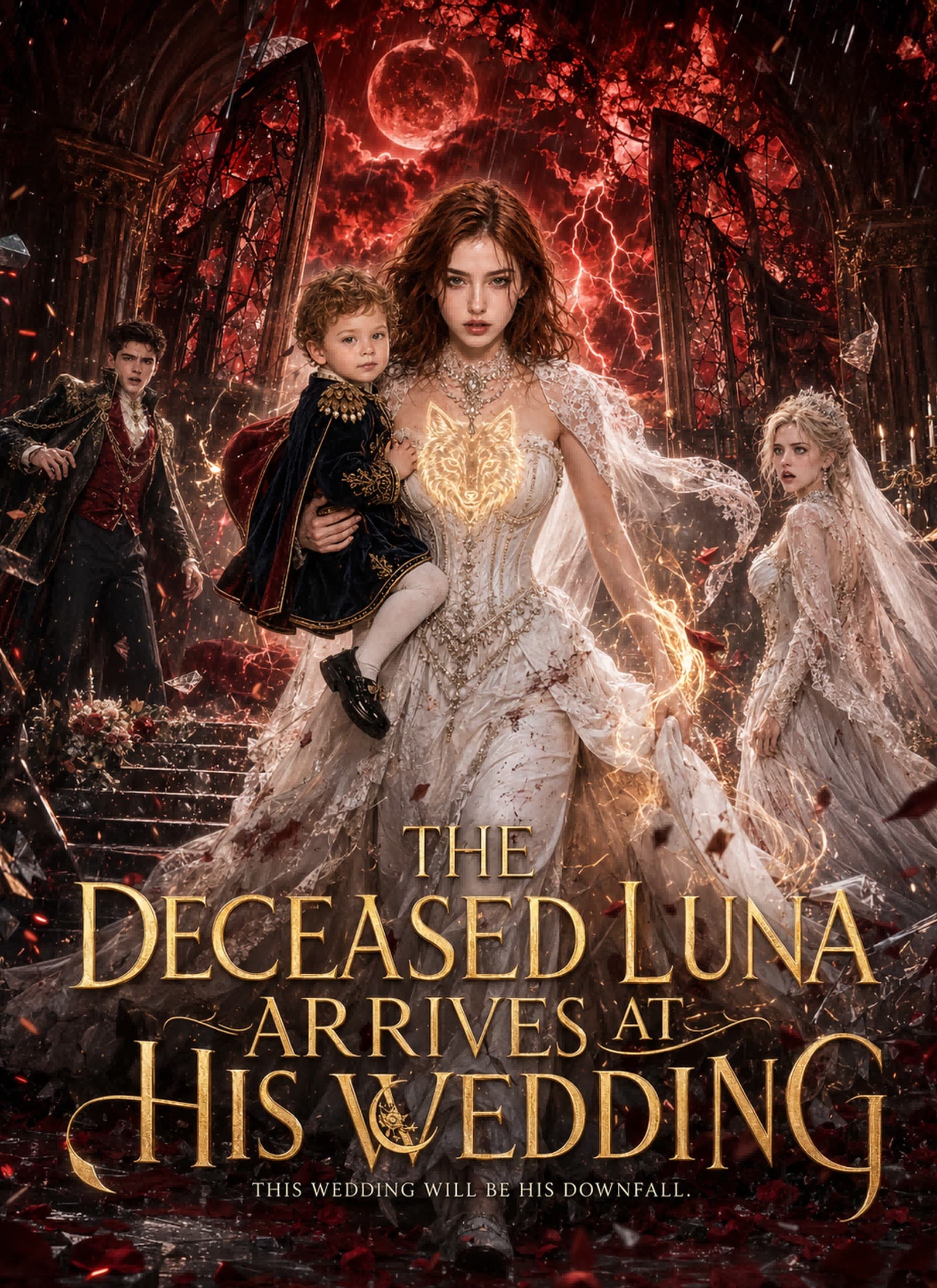 Official poster of The Deceased Luna Arrives At His Wedding, as shown on VibeShort