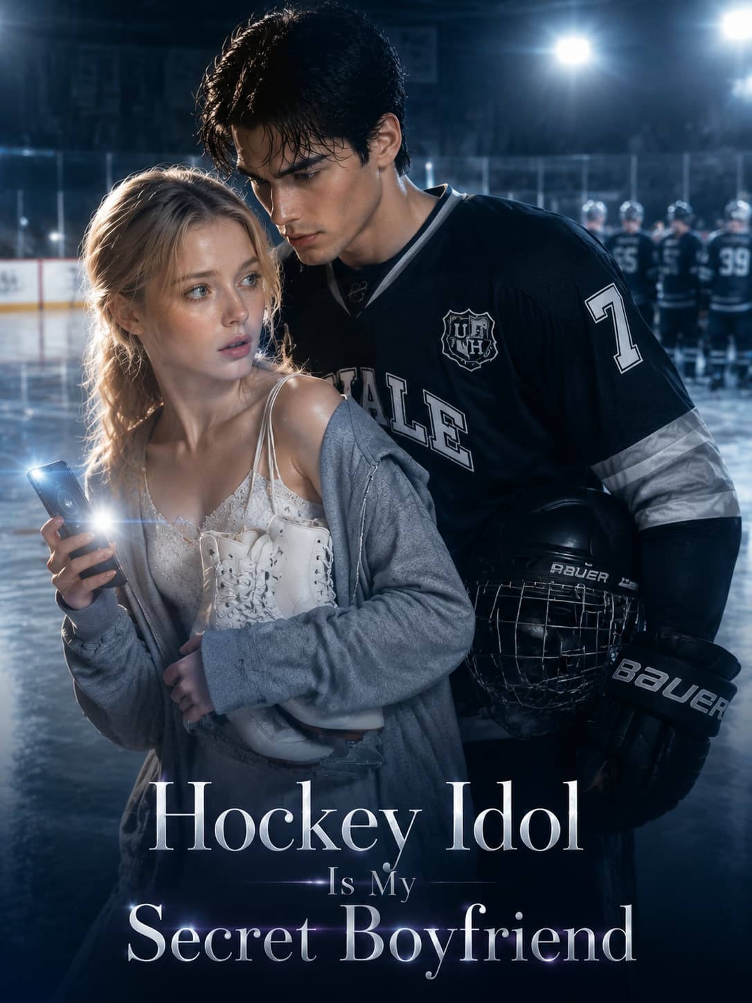 Official poster of Hockey Idol Is My Secret Boyfriend, as shown on VibeShort
