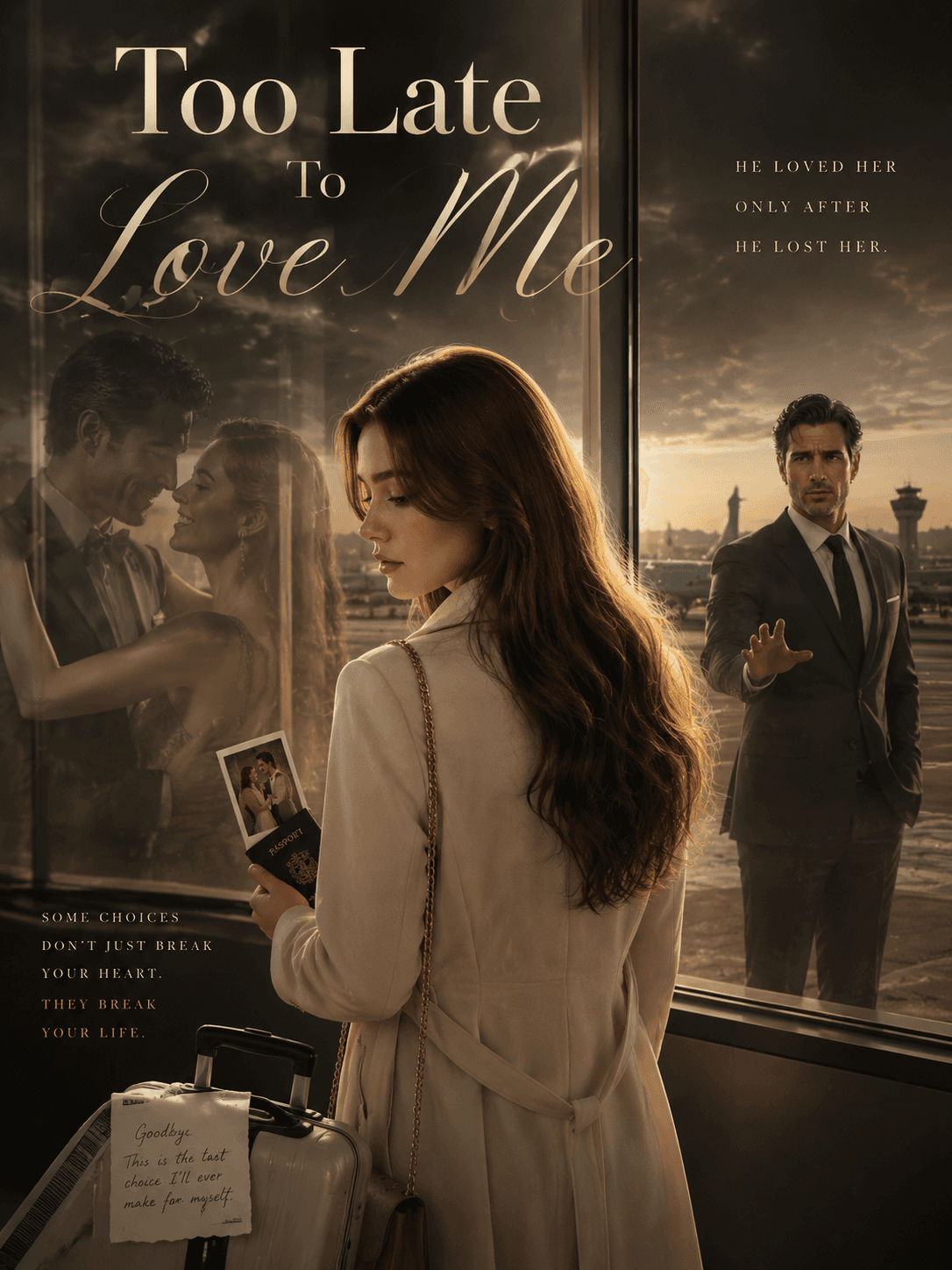 Official poster of Too Late To Love Me, as shown on VibeShort