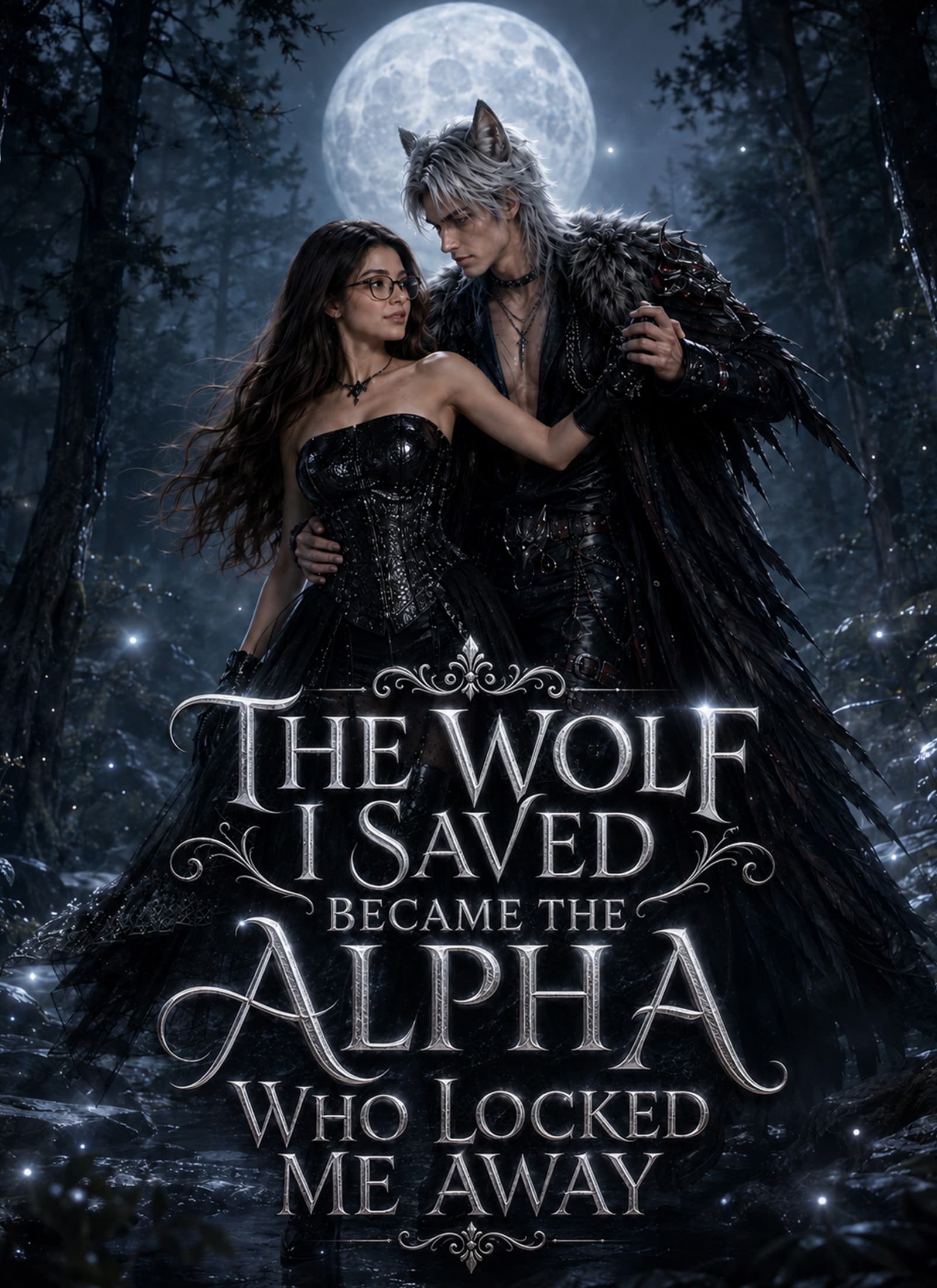 Official poster of The Wolf I Saved Became the Alpha Who Locked Me Away, as shown on VibeShort