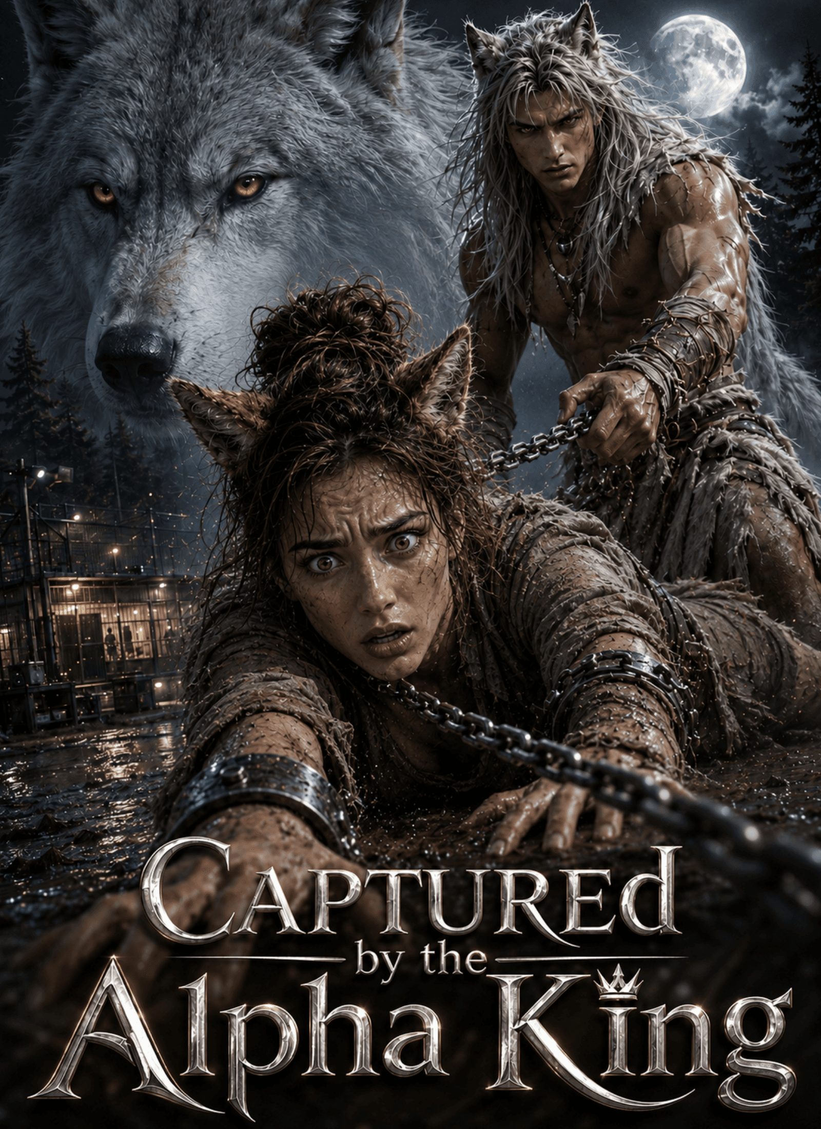 Official poster of Captured by the Alpha King, as shown on VibeShort