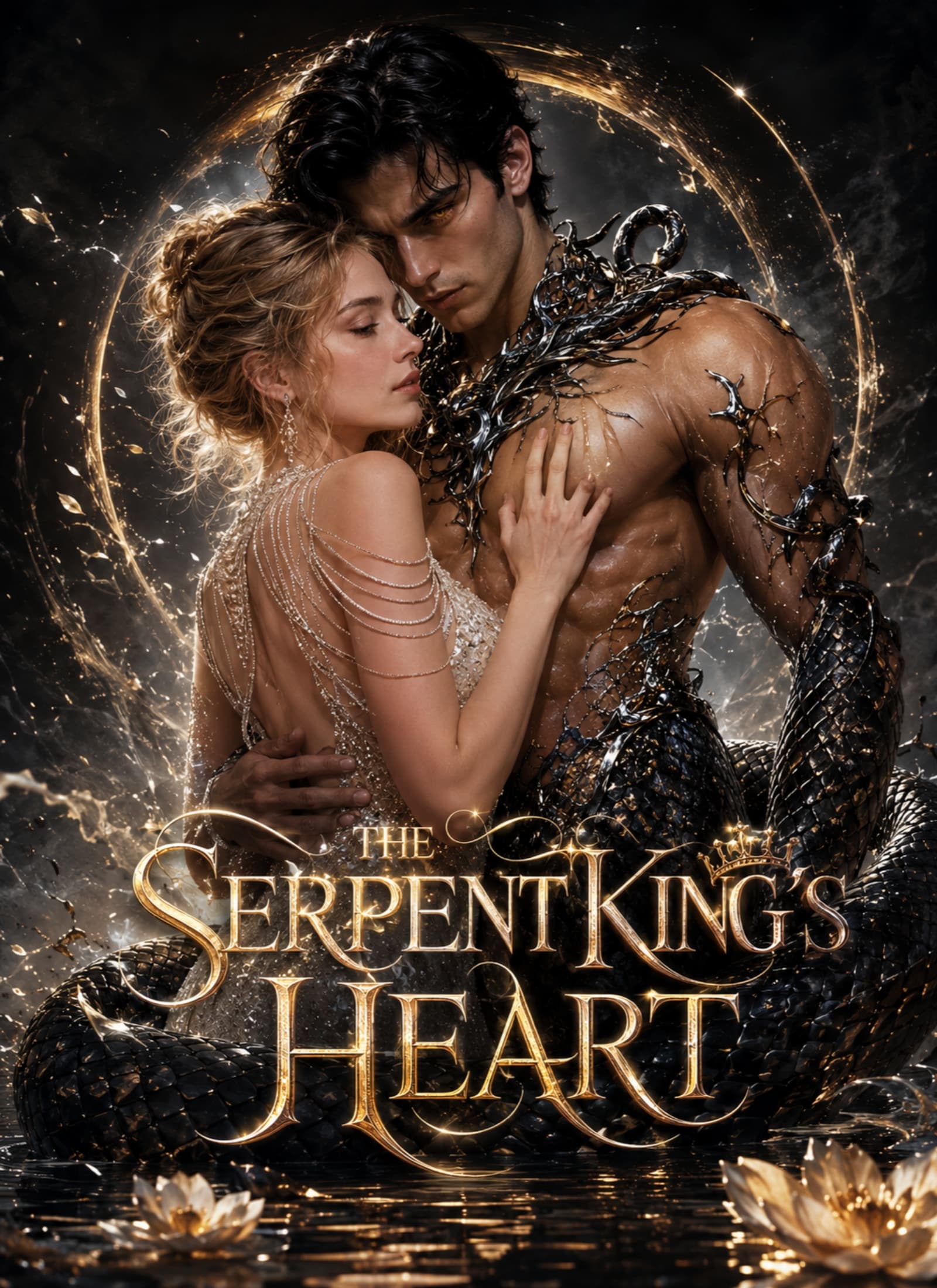 Official poster of THE SERPENT KING'S HEART, as shown on VibeShort