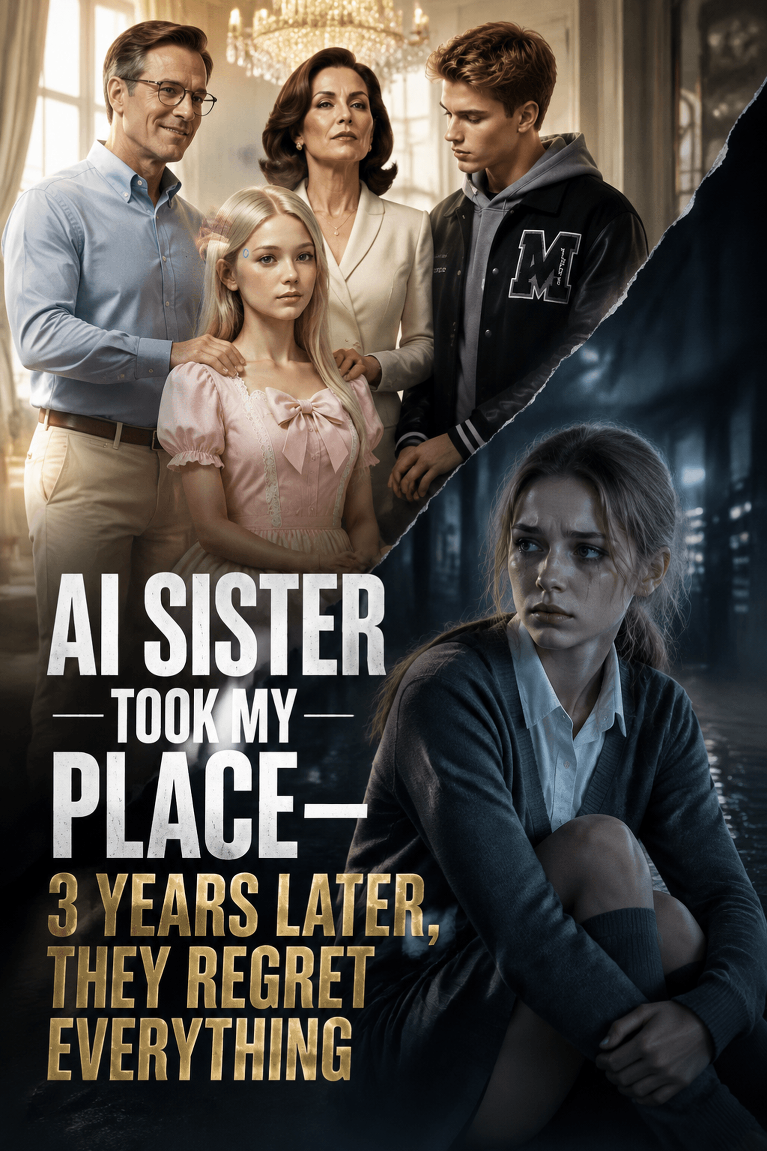 Official poster of AI Sister Took My Place—3 Years Later, They Regret Everything, as shown on VibeShort