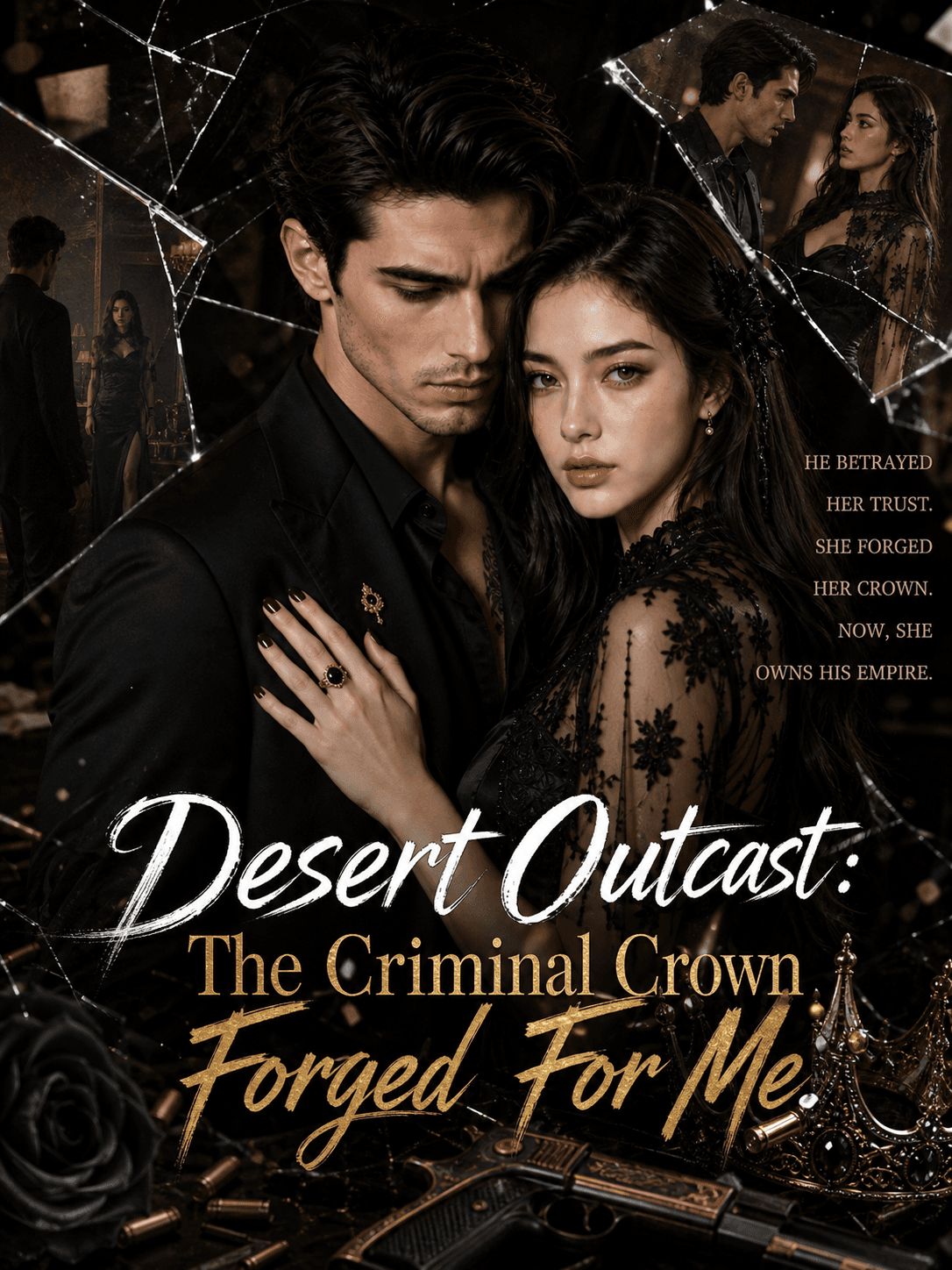 Official poster of Desert Outcast:The Criminal Crown Forged For Me, as shown on VibeShort