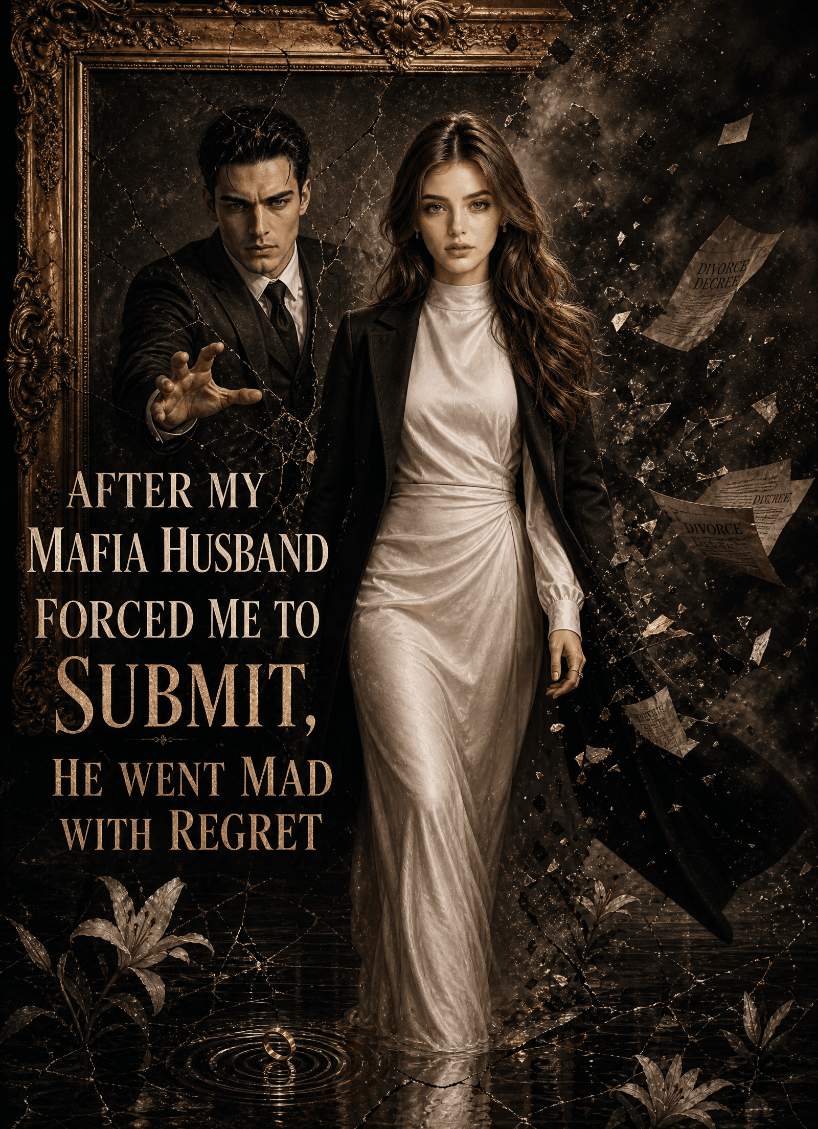 Official poster of After My Mafia Husband Forced Me to Submit, He Went Mad with Regret, as shown on VibeShort