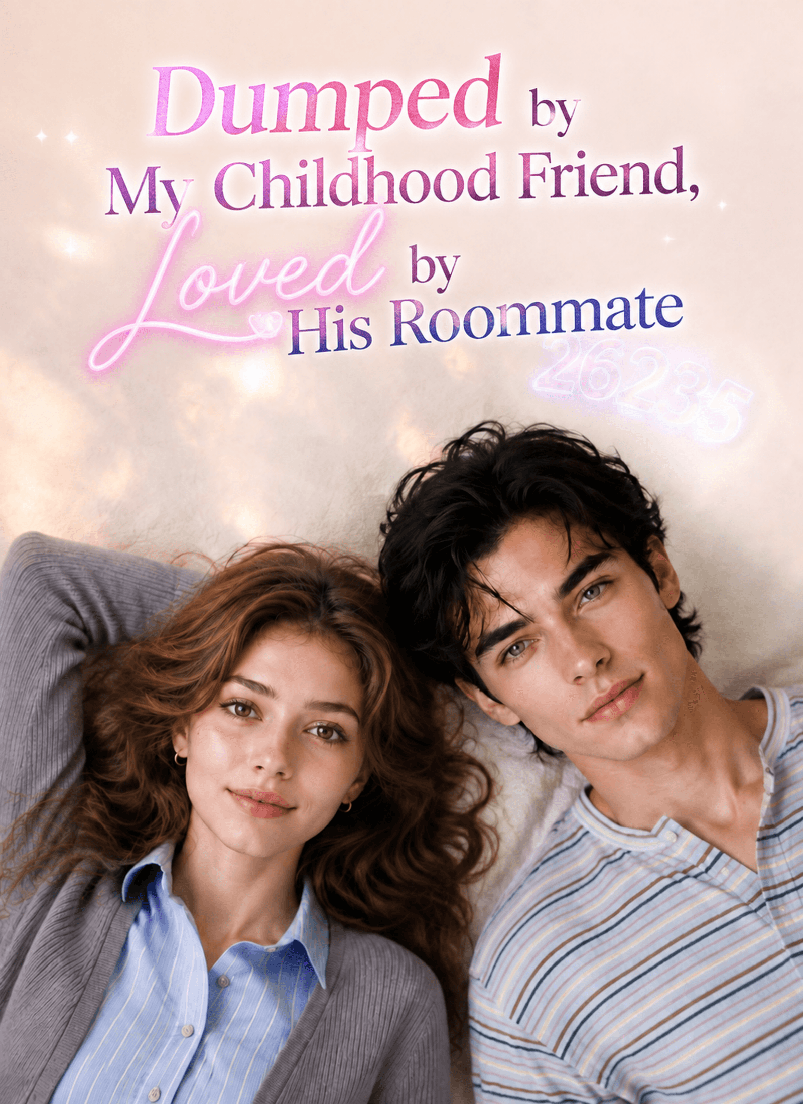 Official poster of Dumped by My Childhood Friend, Loved by His Roommate, as shown on VibeShort