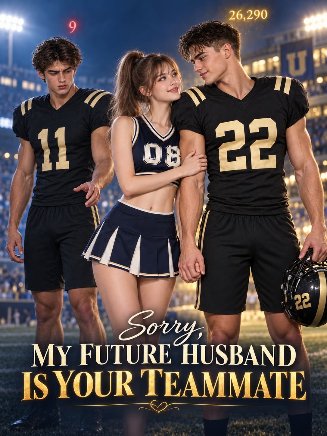 Official poster of Sorry, My Future Husband Is Your Teammate, as shown on VibeShort