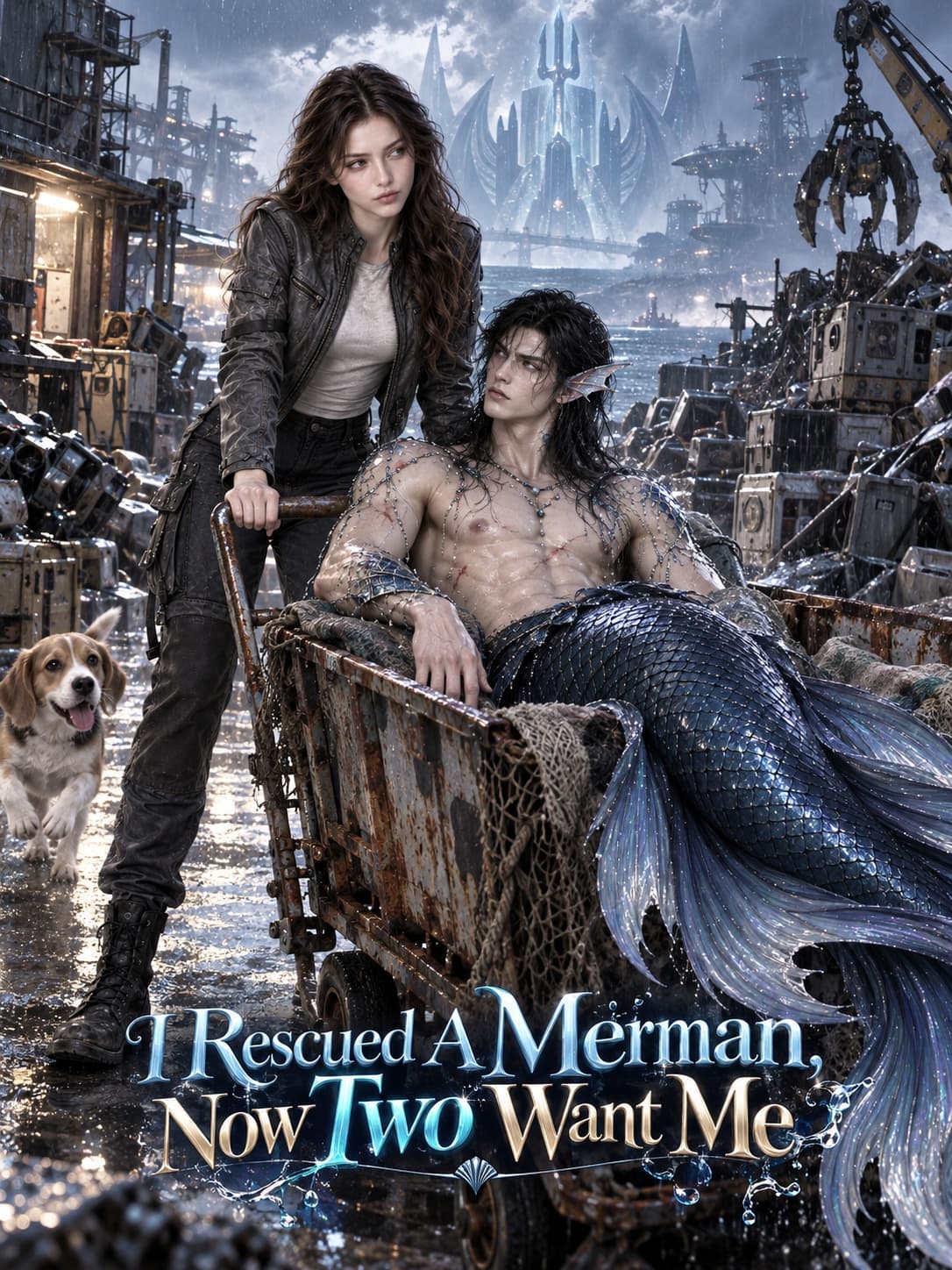 Official poster of I Rescued A Merman, Now Two Want Me, as shown on VibeShort