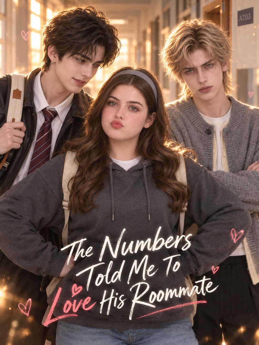 Official poster of The Numbers Told Me To Love His Roommate, as shown on VibeShort