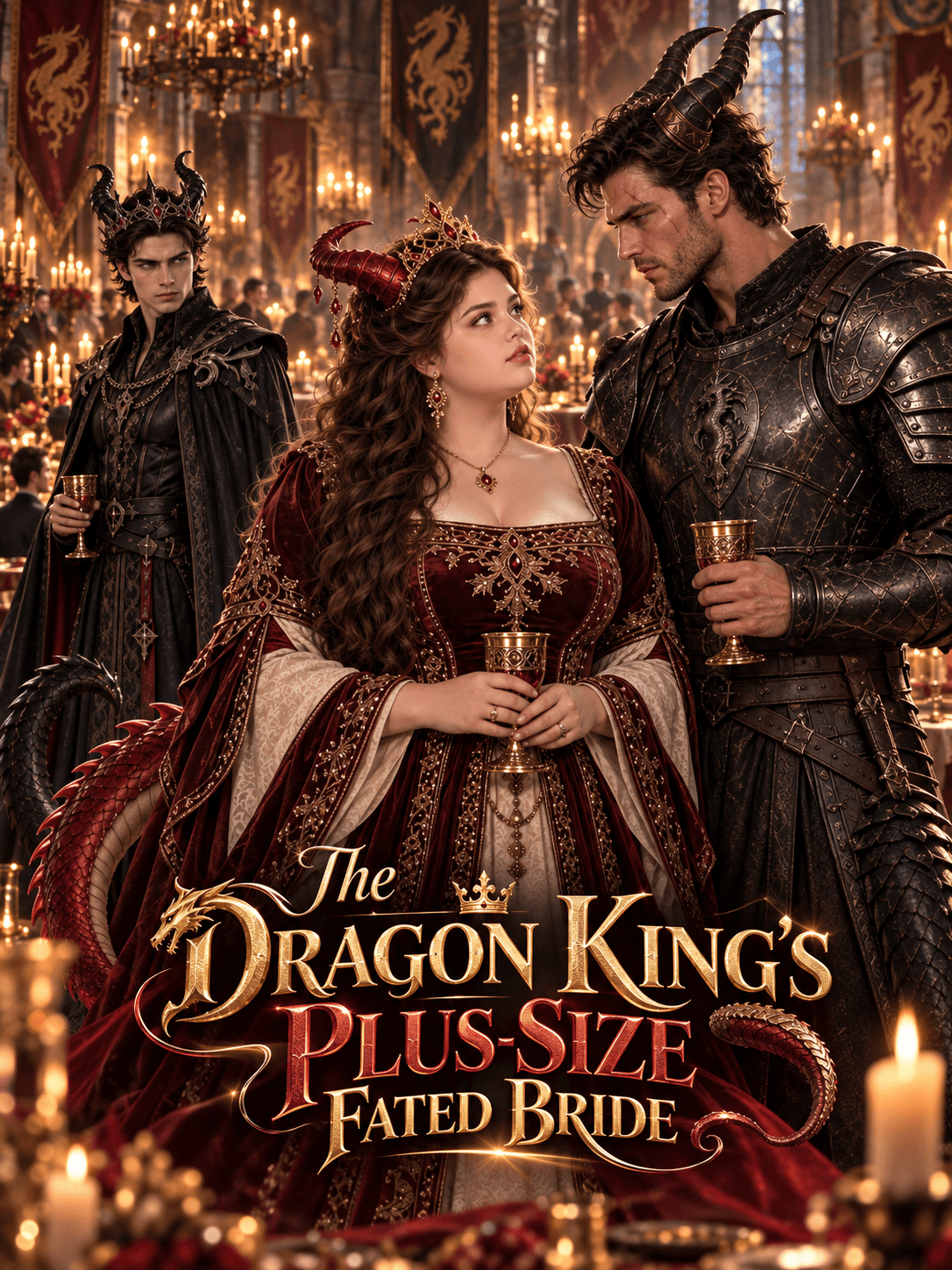Official poster of The Dragon King's Plus-Size Fated Bride, as shown on VibeShort