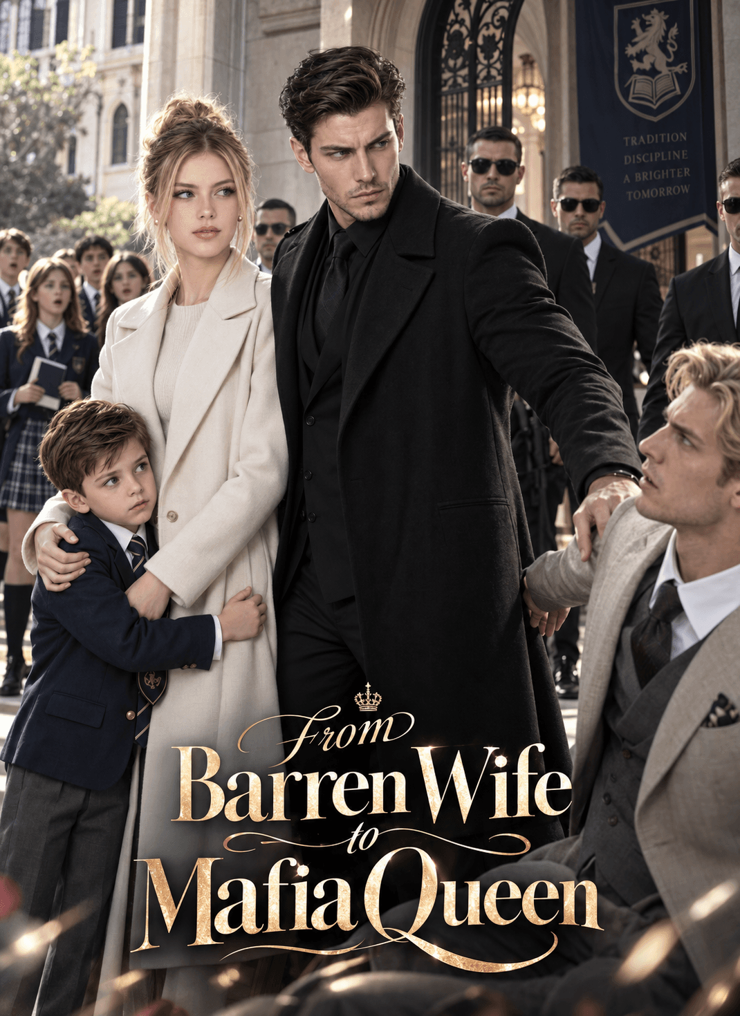 Official poster of From Barren Wife to Mafia Queen, as shown on VibeShort