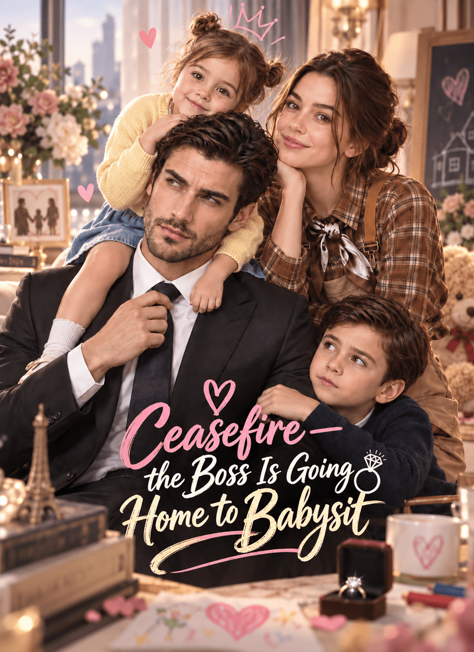 Official poster of Ceasefire — the Boss Is Going Home to Babysit, as shown on VibeShort