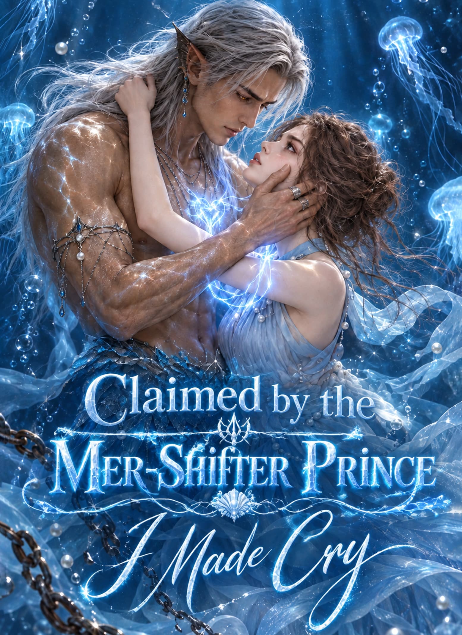 Official poster of Claimed by the Mer-Shifter Prince I Made Cry, as shown on VibeShort