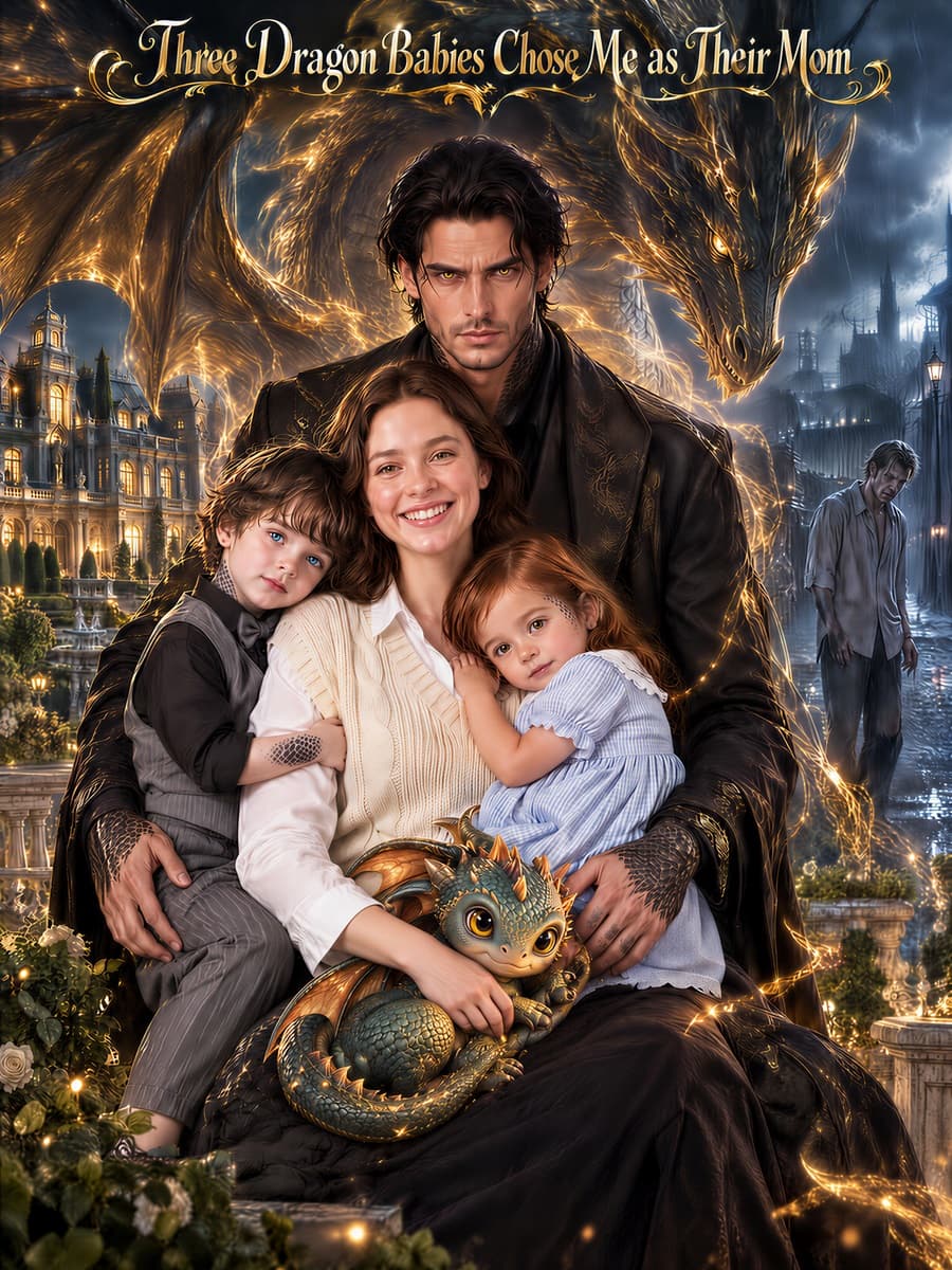 Official poster of Three Dragon Babies Chose Me as Their Mom, as shown on VibeShort