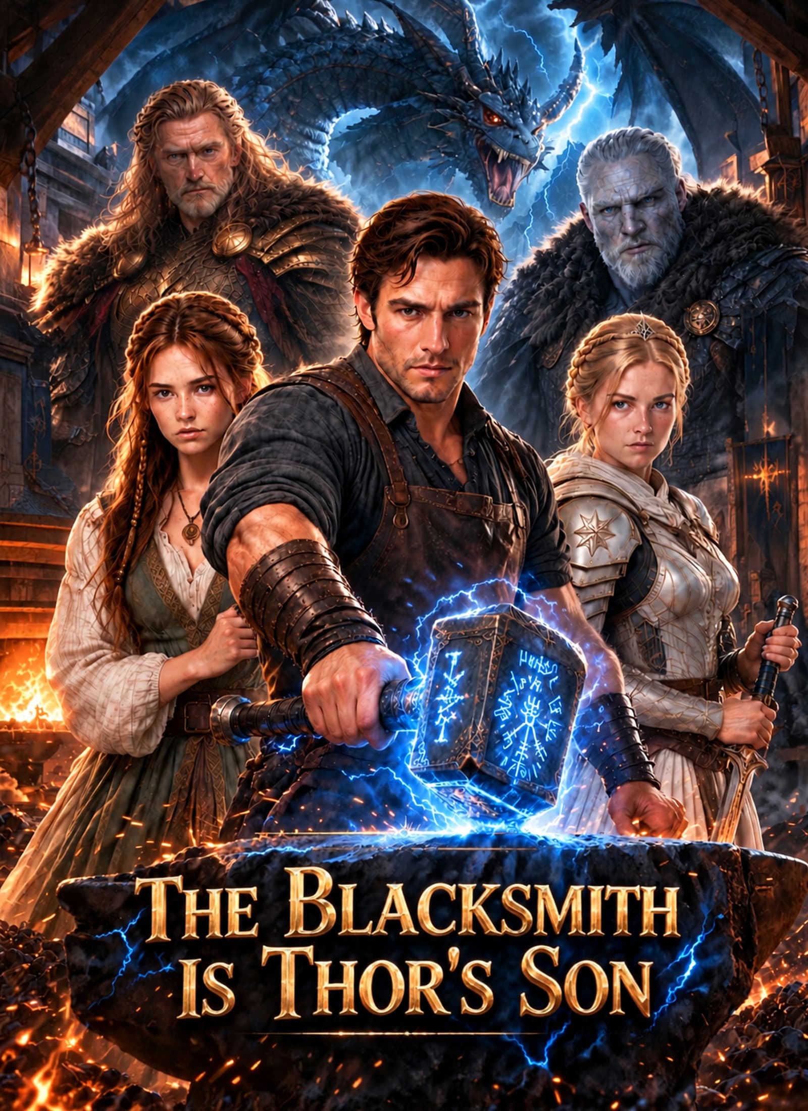 Official poster of The Blacksmith Is Thor's Son, as shown on VibeShort