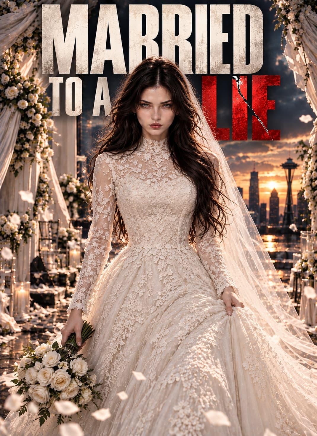 Official poster of MARRIED TO A LIE, as shown on VibeShort