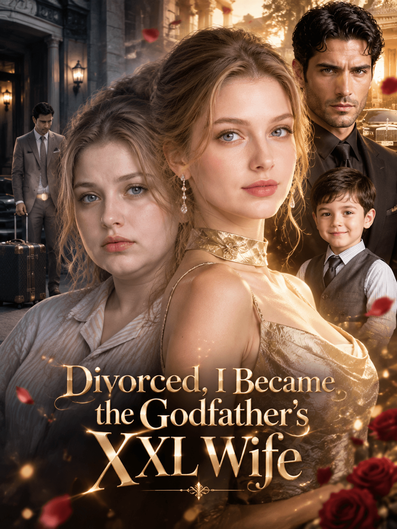Official poster of Divorced, I Became the Godfather's XXL Wife, as shown on VibeShort